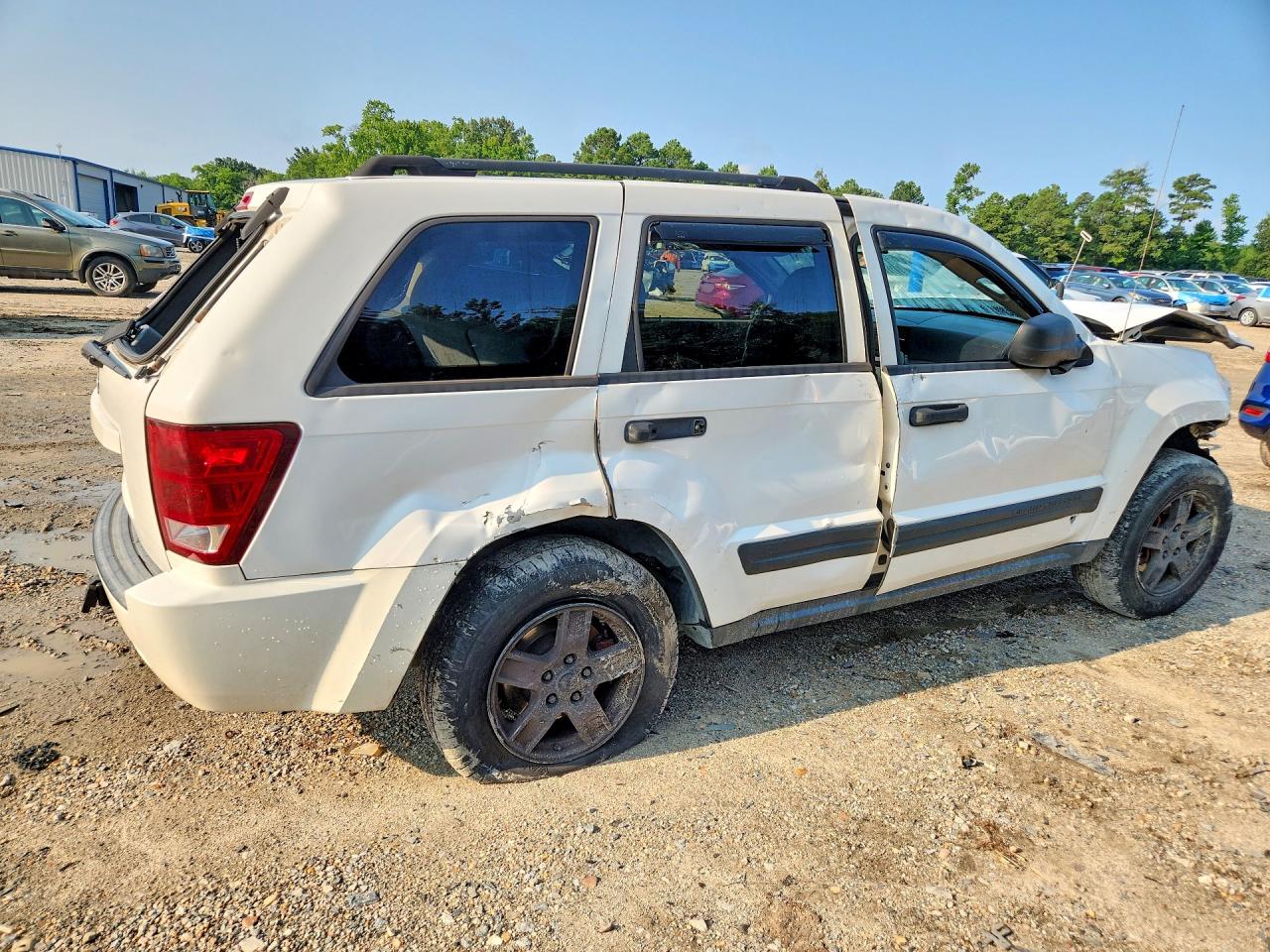 2006 Jeep Grand Cherokee Laredo White vin: 1J4GS48K86C243708