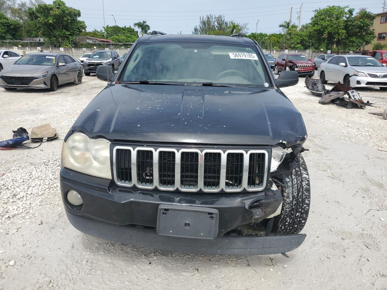 2005 Jeep Grand Cherokee Laredo Black vin: 1J4GS48KX5C566463