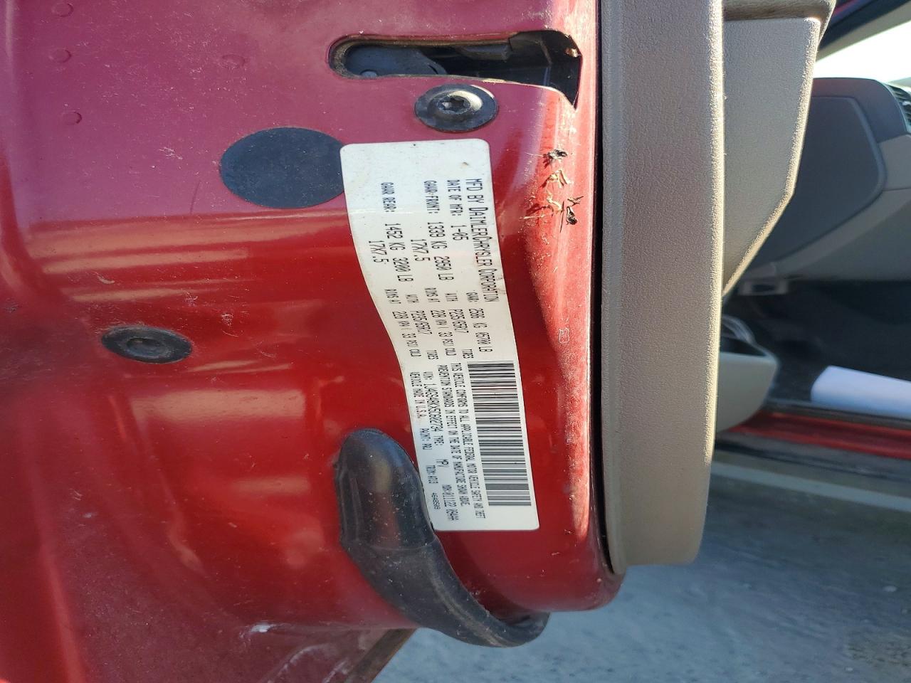 2005 Jeep Grand Cherokee Laredo Red vin: 1J4GS48KX5C602734