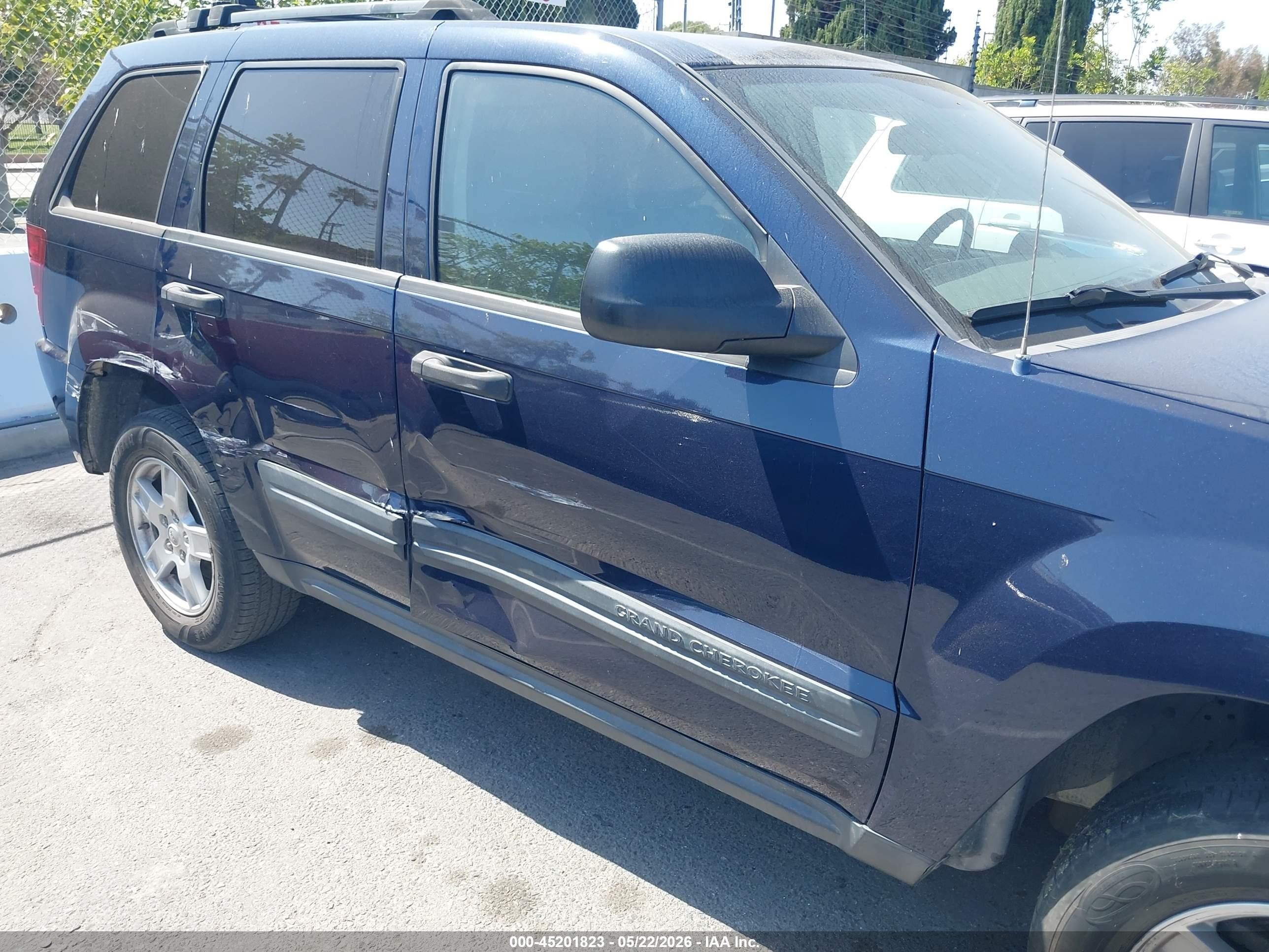2006 Jeep Grand Cherokee Laredo Blue vin: 1J4GS48KX6C178425