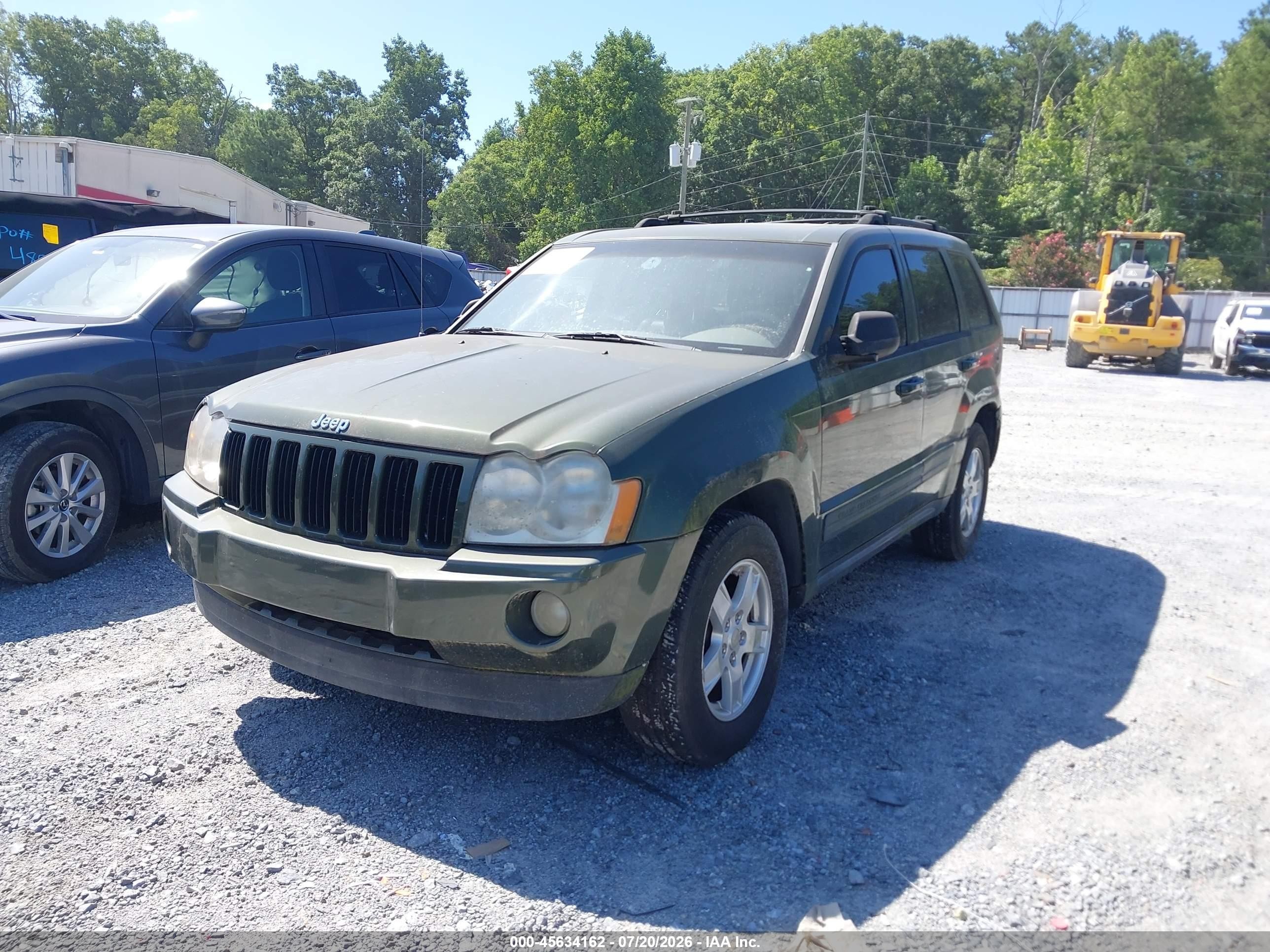 2006 Jeep Grand Cherokee Laredo Green vin: 1J4GS48KX6C309580