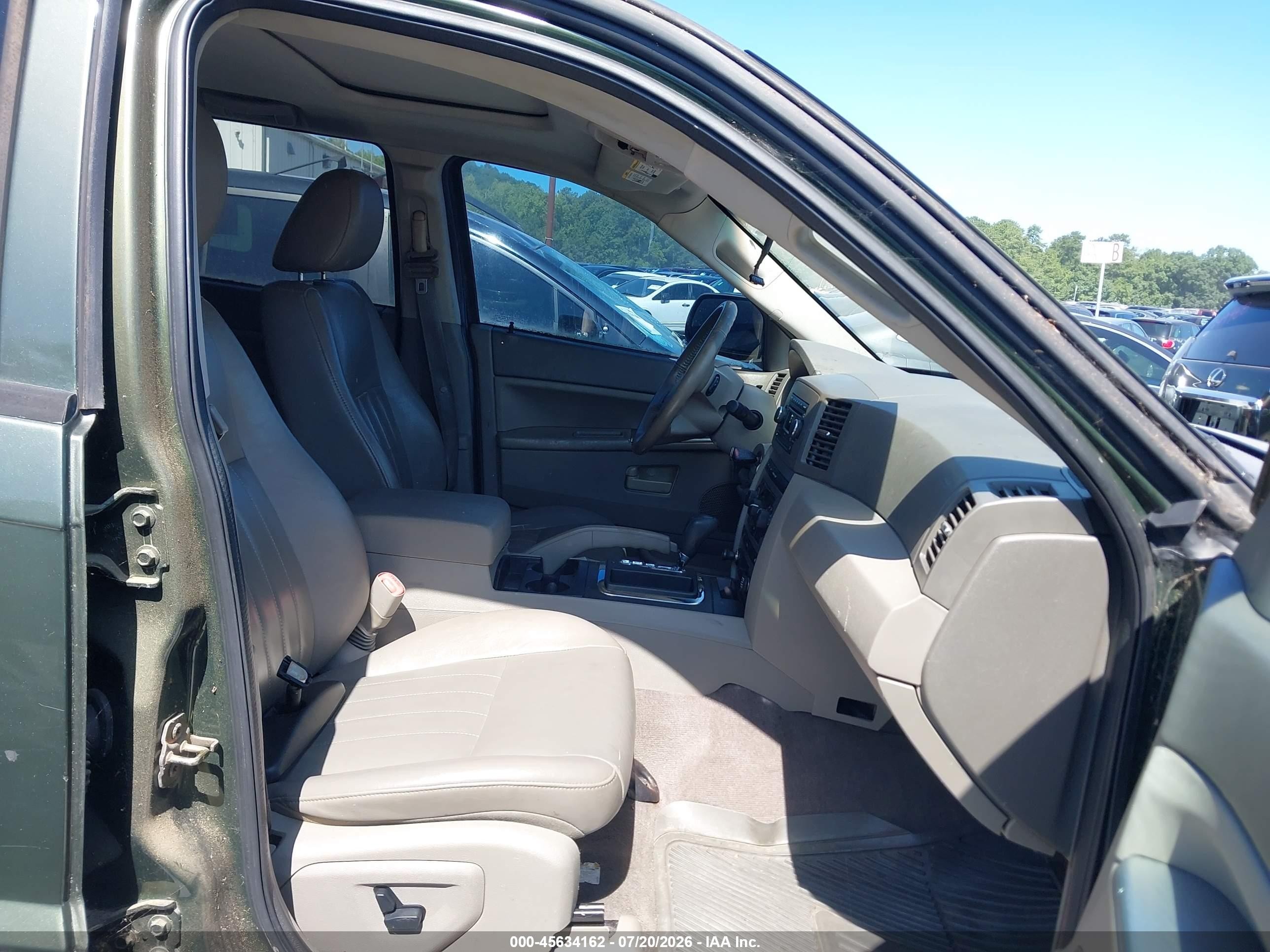 2006 Jeep Grand Cherokee Laredo Green vin: 1J4GS48KX6C309580