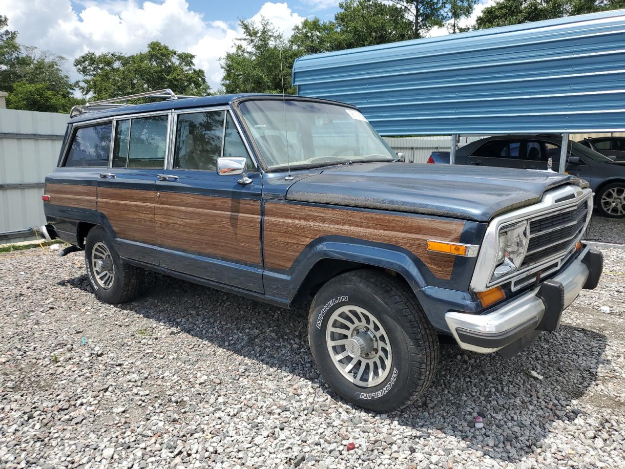 1989 Jeep Grand Wagoneer    Blue vin: 1J4GS5871KP102323
