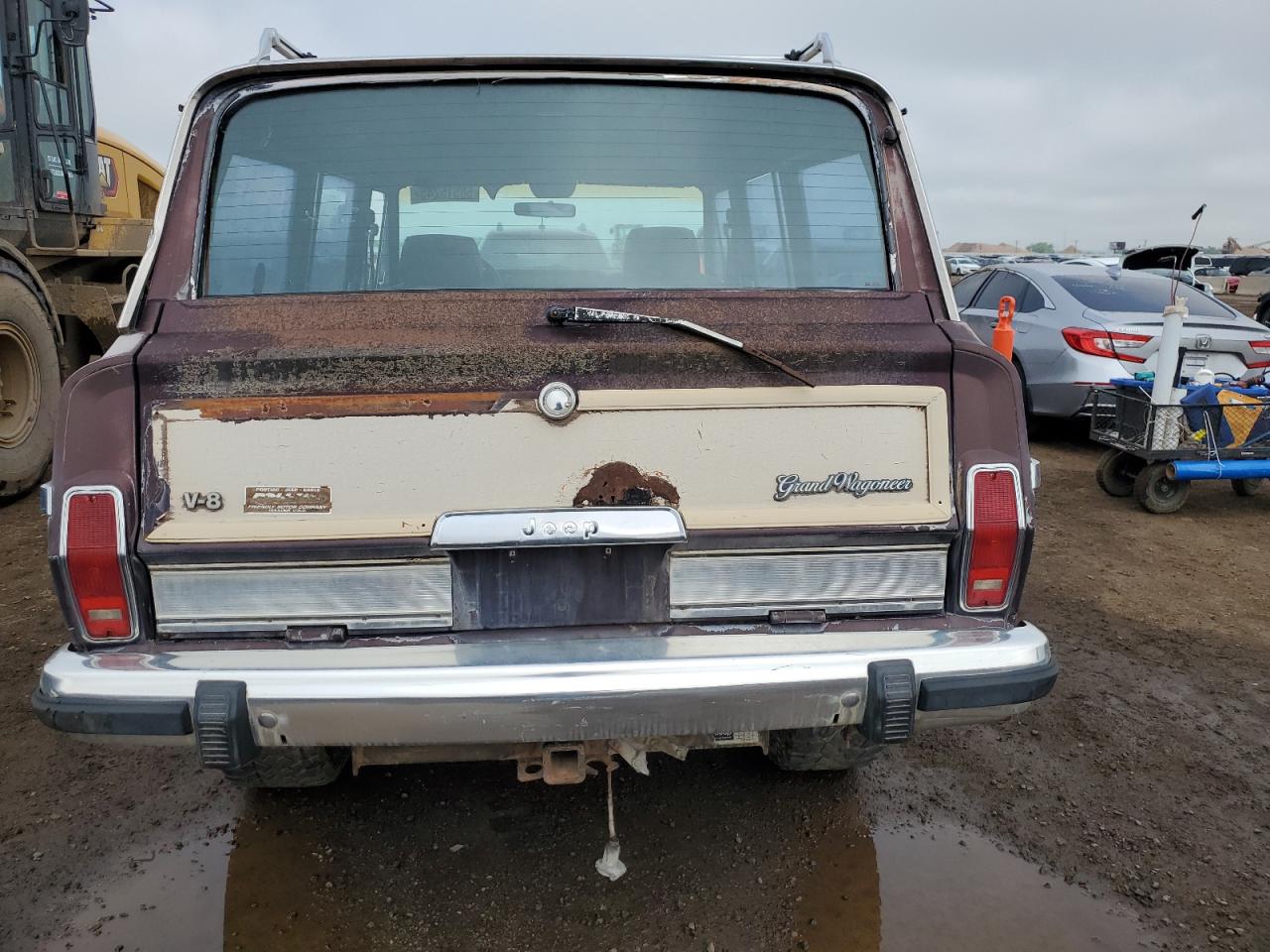 1989 Jeep Grand Wagoneer Two Tone vin: 1J4GS5872KP100998