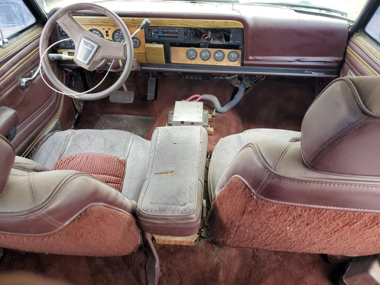 1989 Jeep Grand Wagoneer Two Tone vin: 1J4GS5872KP100998