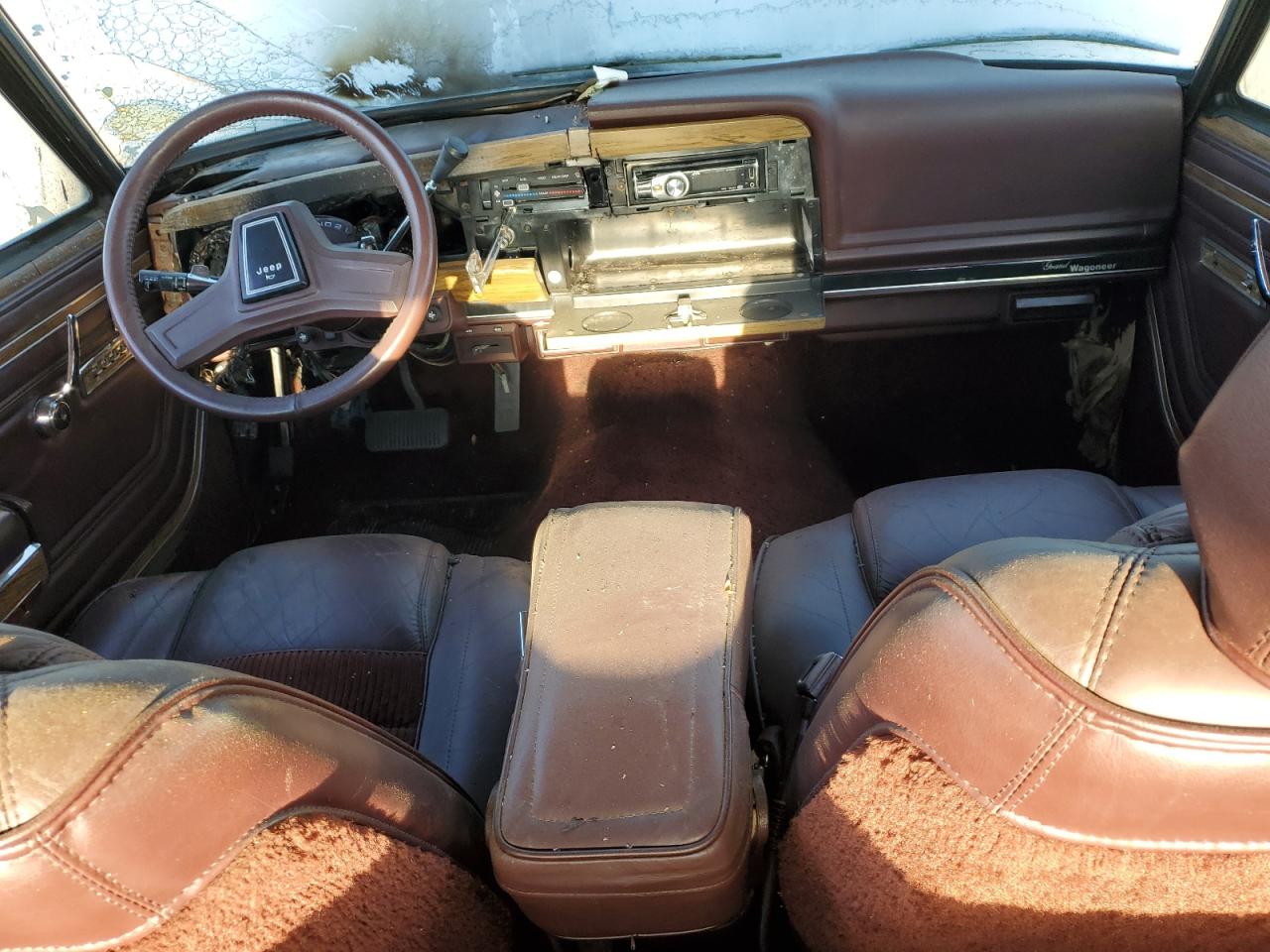 1989 Jeep Grand Wagoneer    Two Tone vin: 1J4GS5875KP107198