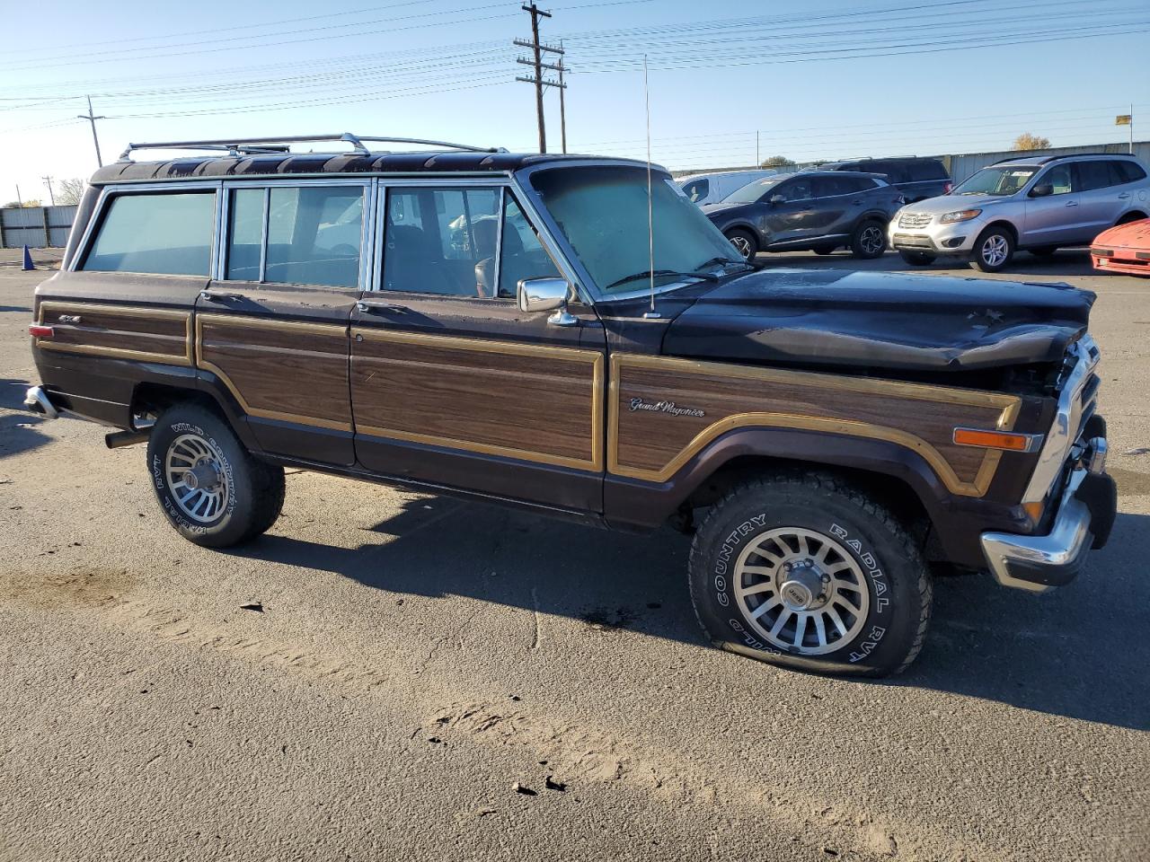 1989 Jeep Grand Wagoneer    Two Tone vin: 1J4GS5875KP107198