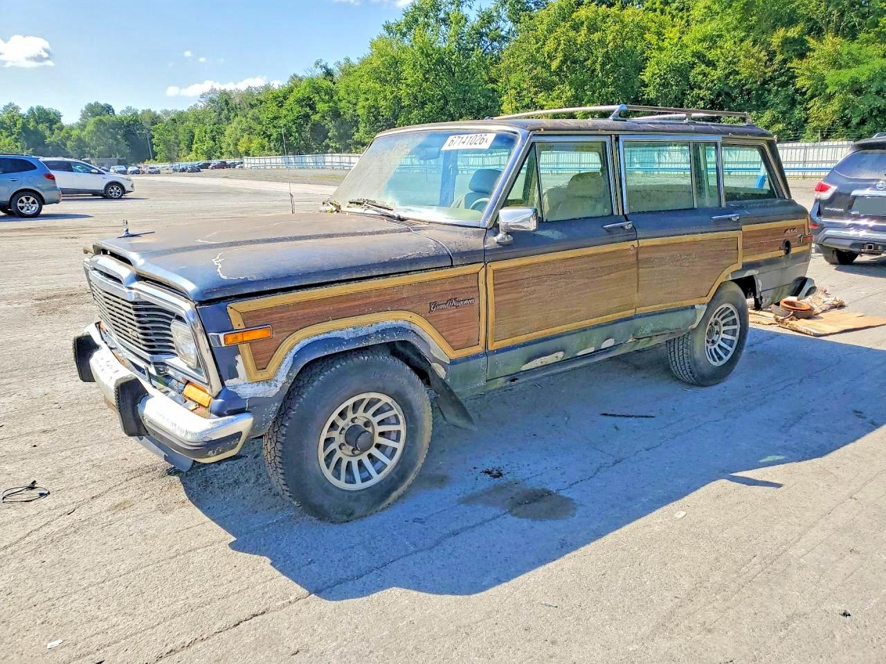 1989 Jeep Grand Wagoneer Двухцветный vin: 1J4GS5878KP108622