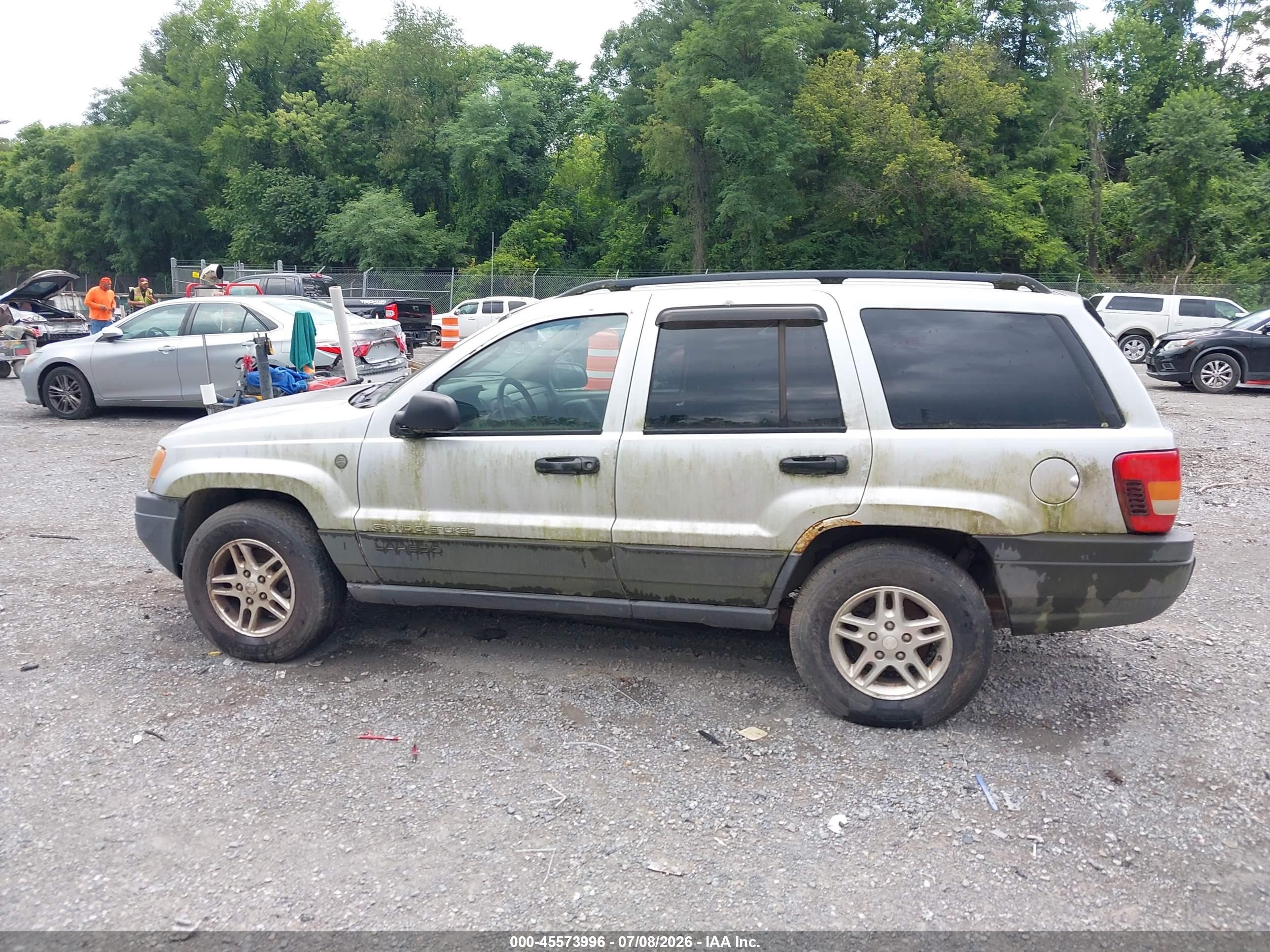 2004 Jeep Grand Cherokee   Серебряный vin: 1J4GW48574C427605