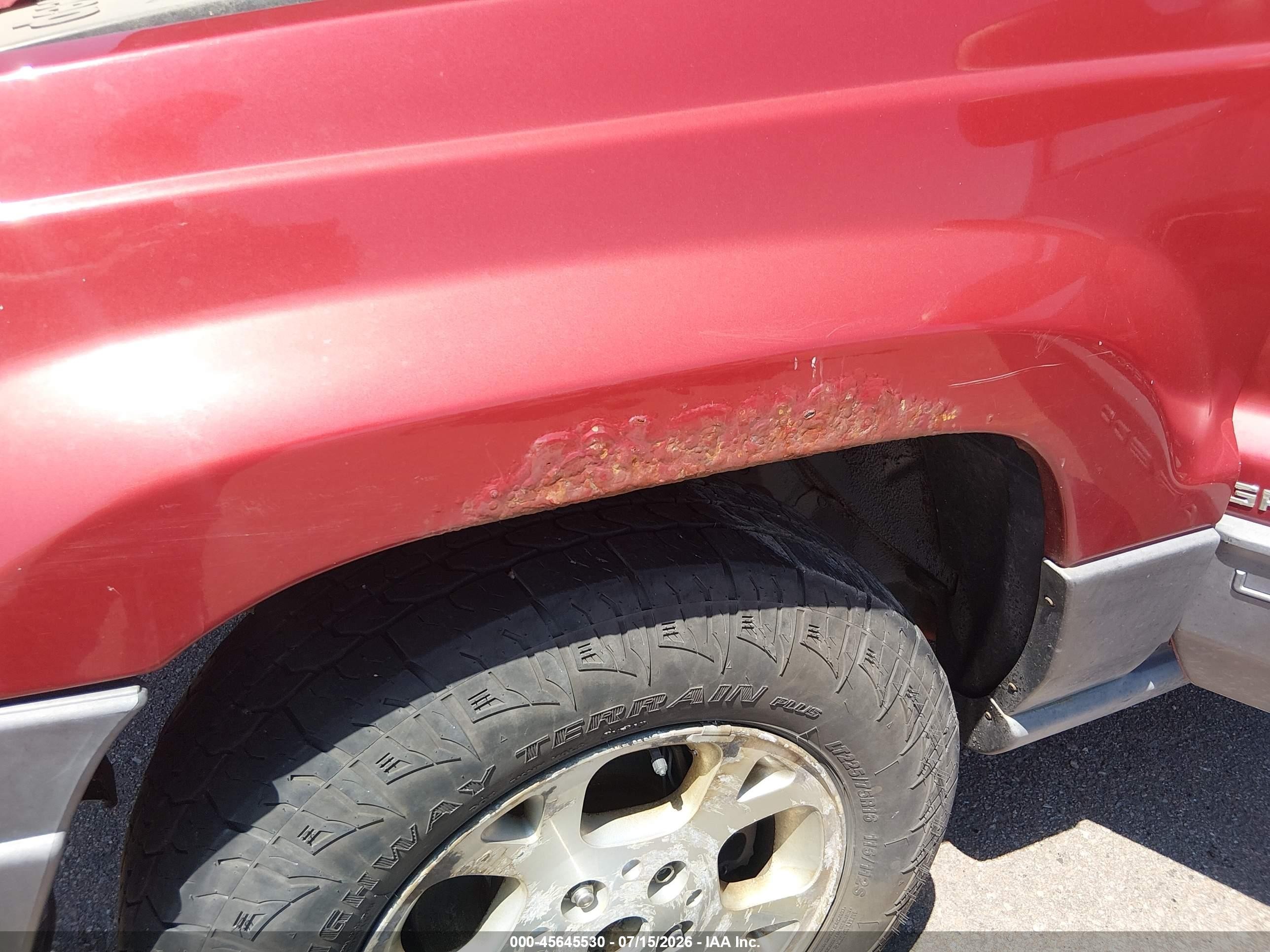 2001 Jeep Grand Cherokee Laredo Red vin: 1J4GW48N11C667075