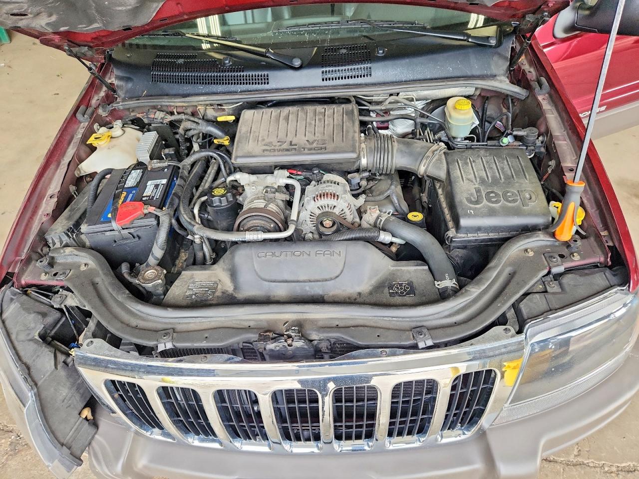 2003 Jeep Grand Cherokee Laredo Red vin: 1J4GW48N23C540077