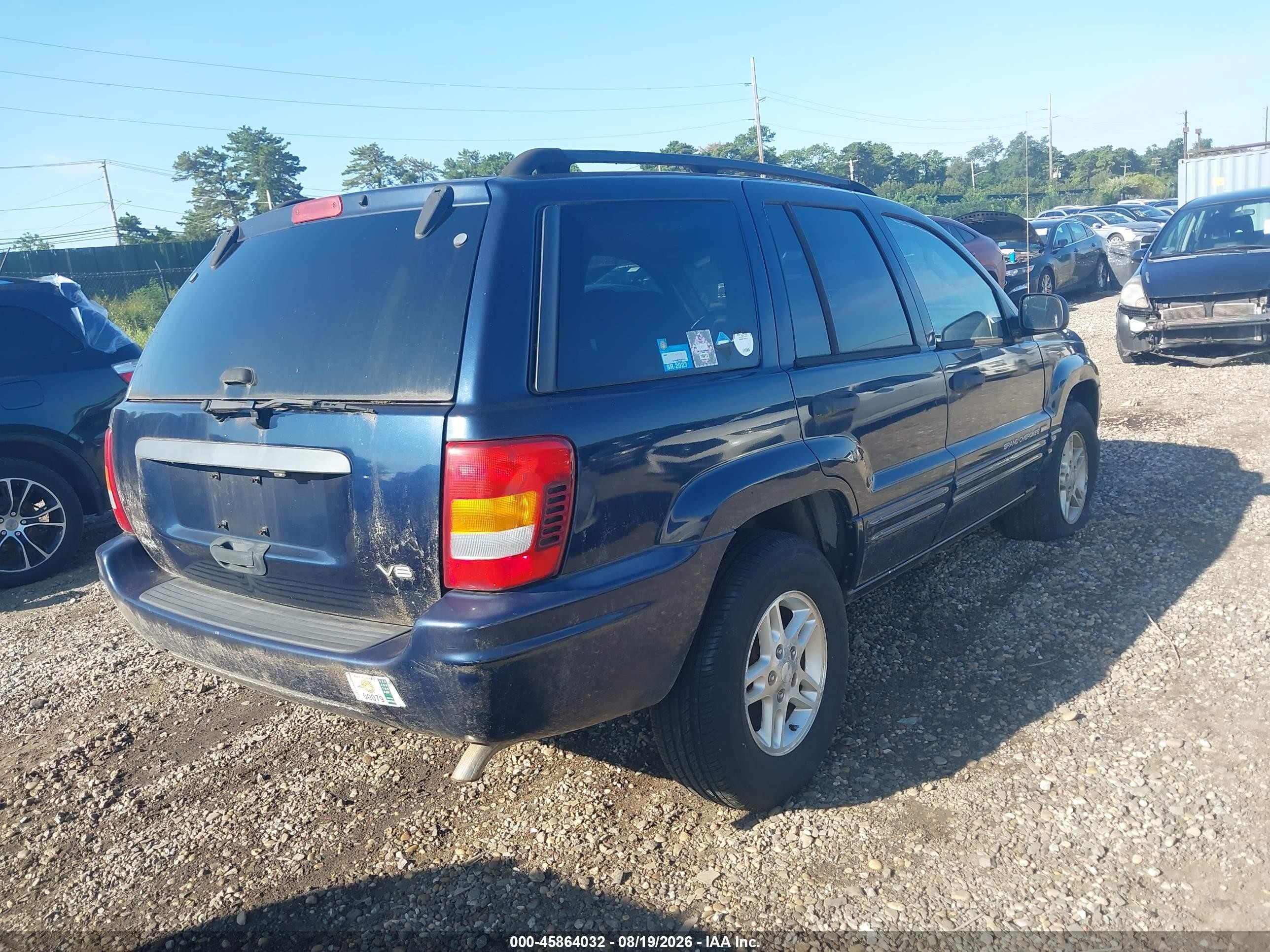 2004 Jeep Grand Cherokee Laredo Blue vin: 1J4GW48N24C407983