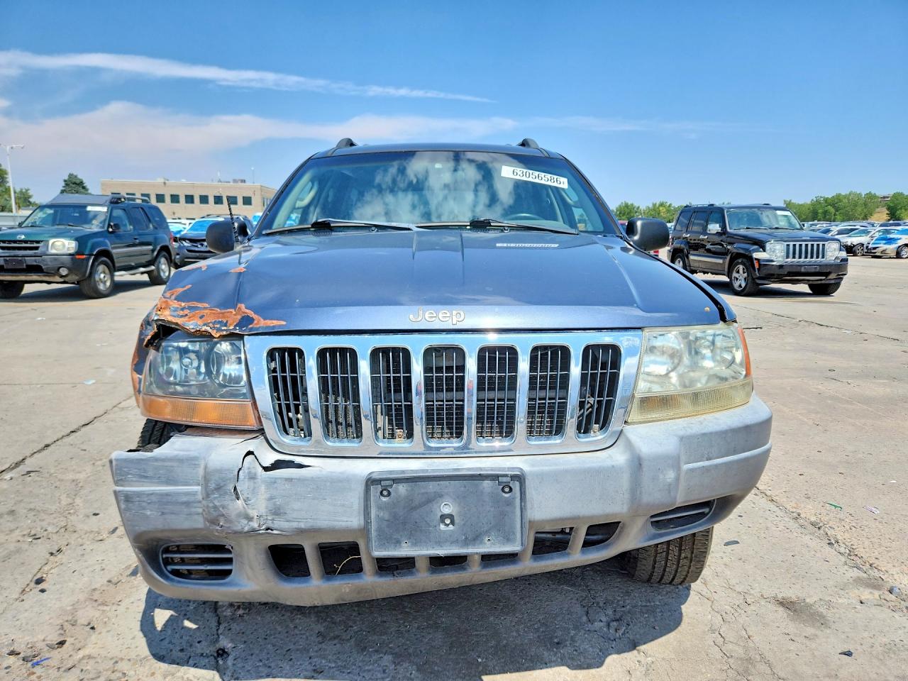 2002 Jeep Grand Cherokee Blue vin: 1J4GW48N32C209684