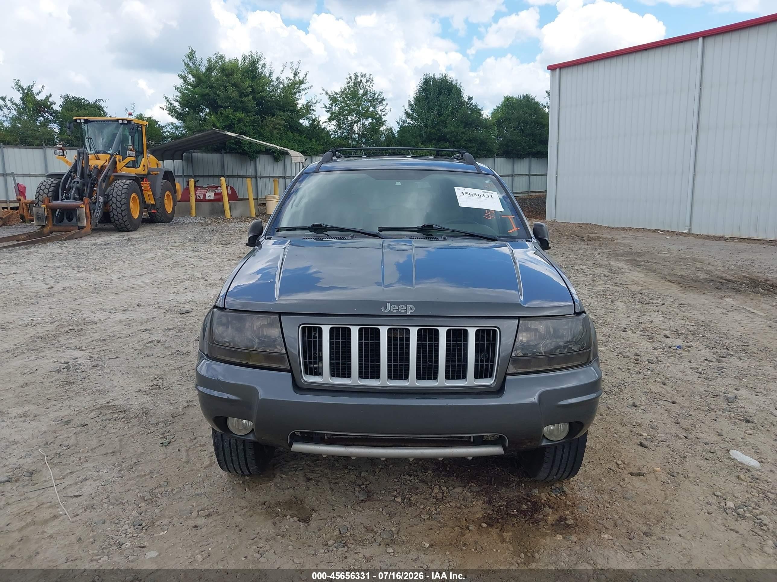 2004 Jeep Grand Cherokee Laredo Gray vin: 1J4GW48N44C319419