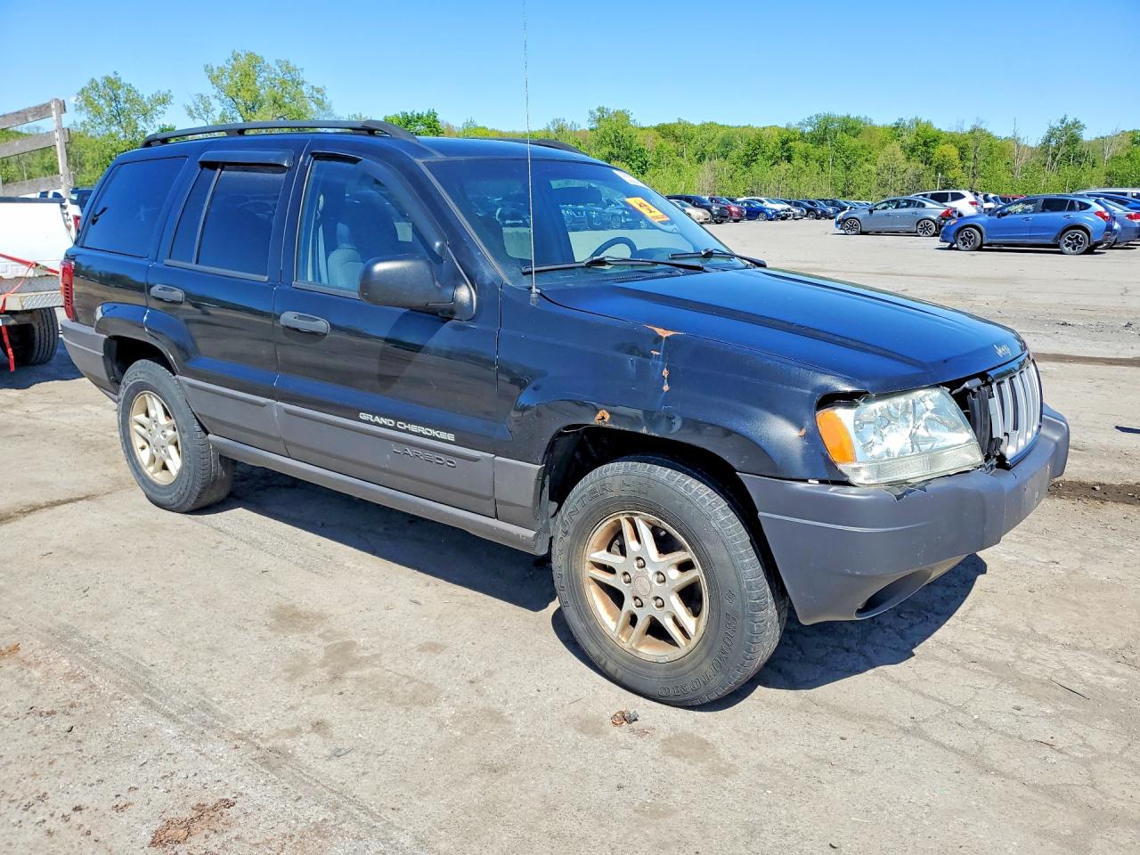 2004 Jeep Grand Cherokee Laredo Черный vin: 1J4GW48N54C409713