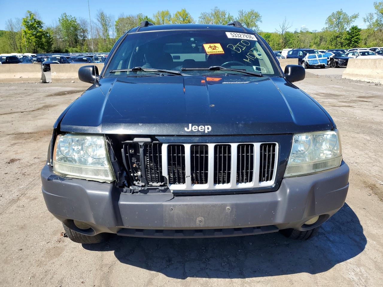 2004 Jeep Grand Cherokee Laredo Черный vin: 1J4GW48N54C409713