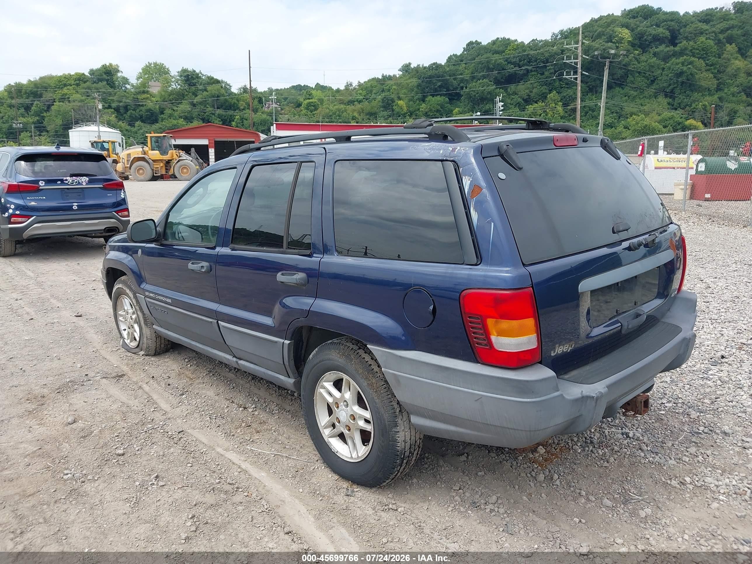 2004 Jeep Grand Cherokee Laredo Blue vin: 1J4GW48N64C433647