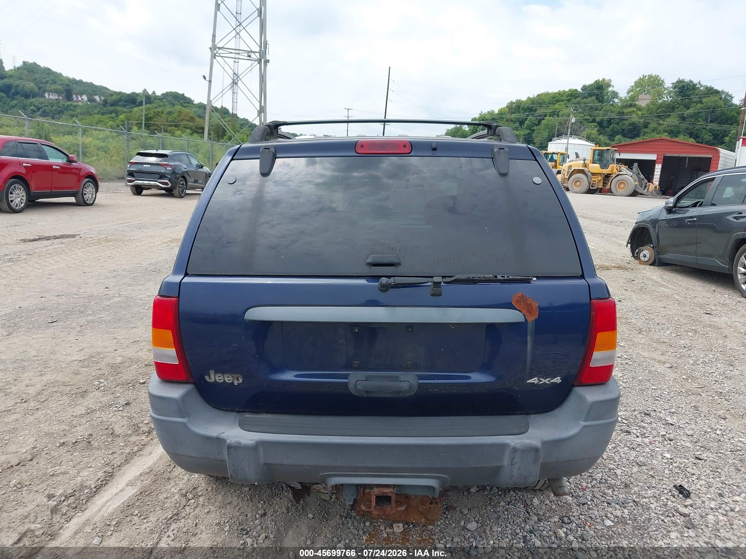2004 Jeep Grand Cherokee Laredo Blue vin: 1J4GW48N64C433647
