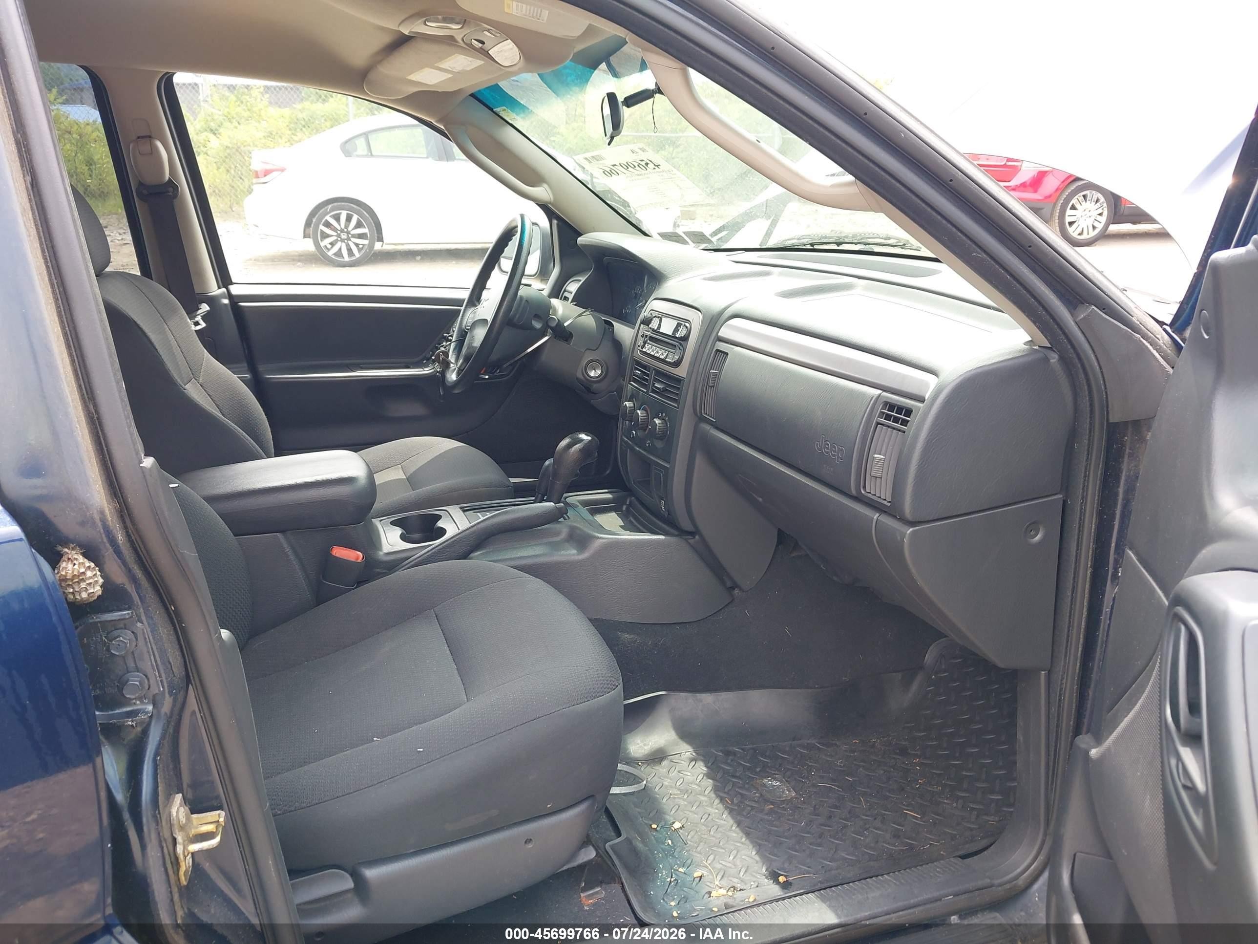2004 Jeep Grand Cherokee Laredo Blue vin: 1J4GW48N64C433647