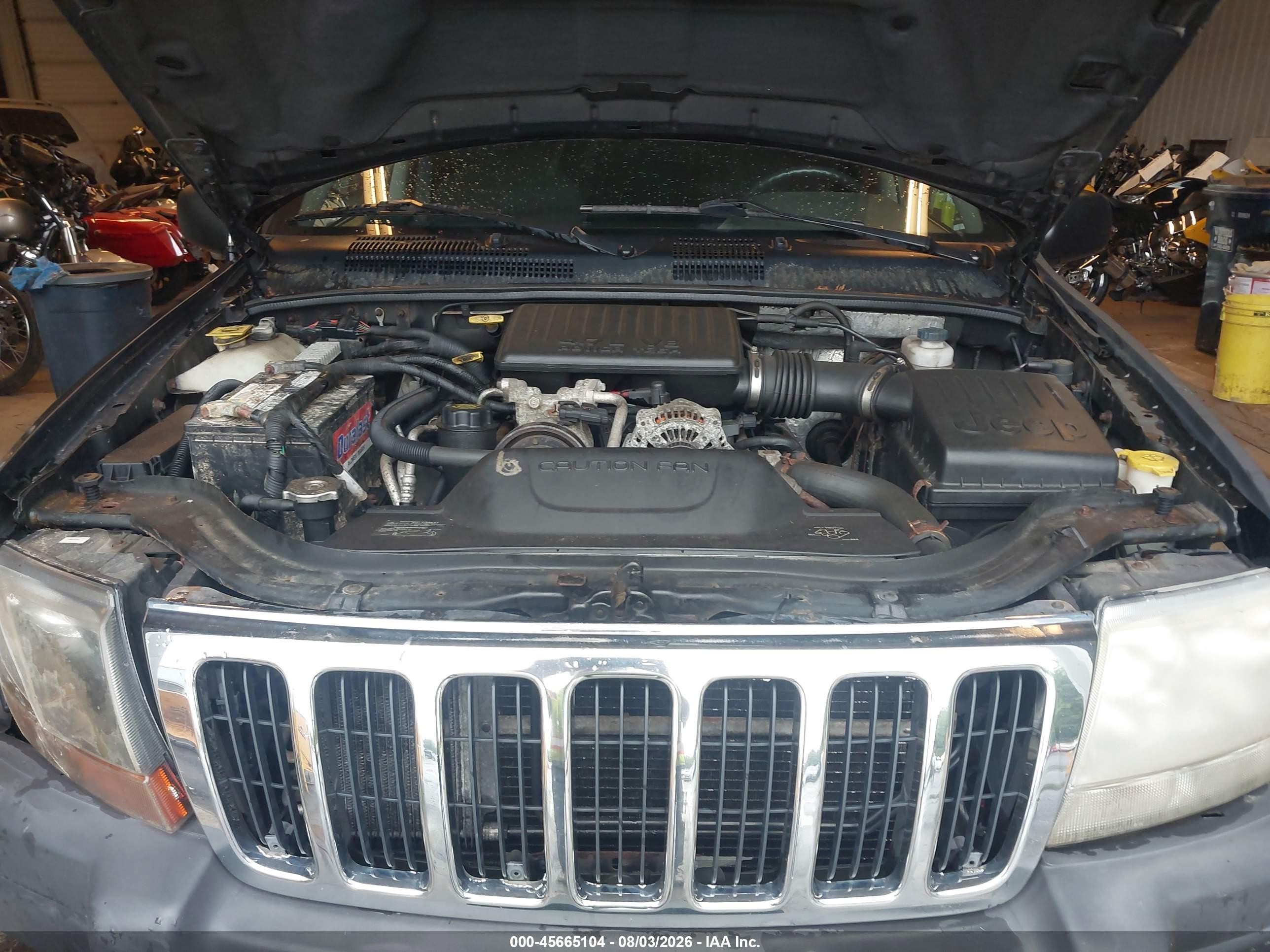 2003 Jeep Grand Cherokee Laredo Black vin: 1J4GW48N73C579487