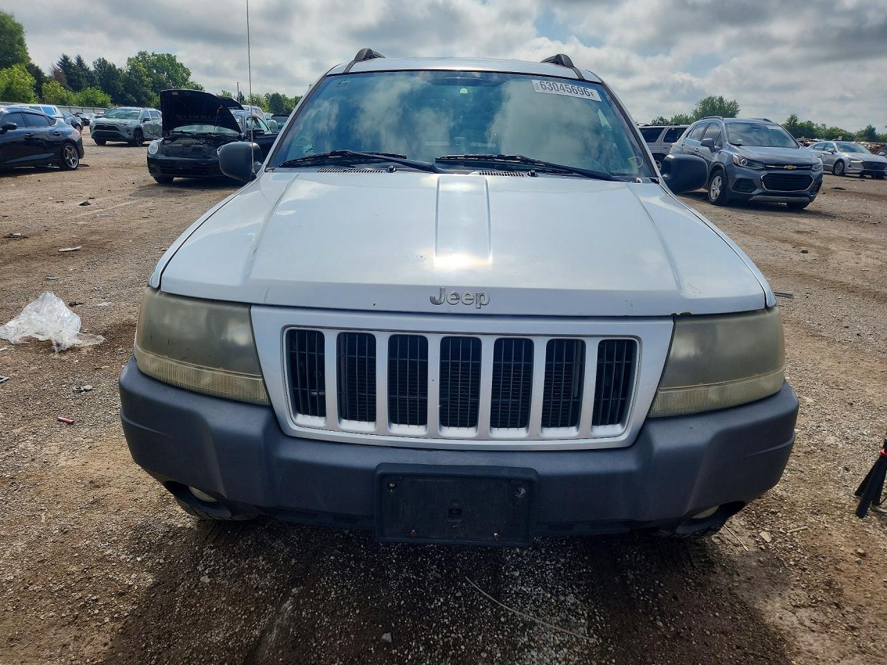 2004 Jeep Grand Cherokee Laredo Серебряный vin: 1J4GW48N74C434466