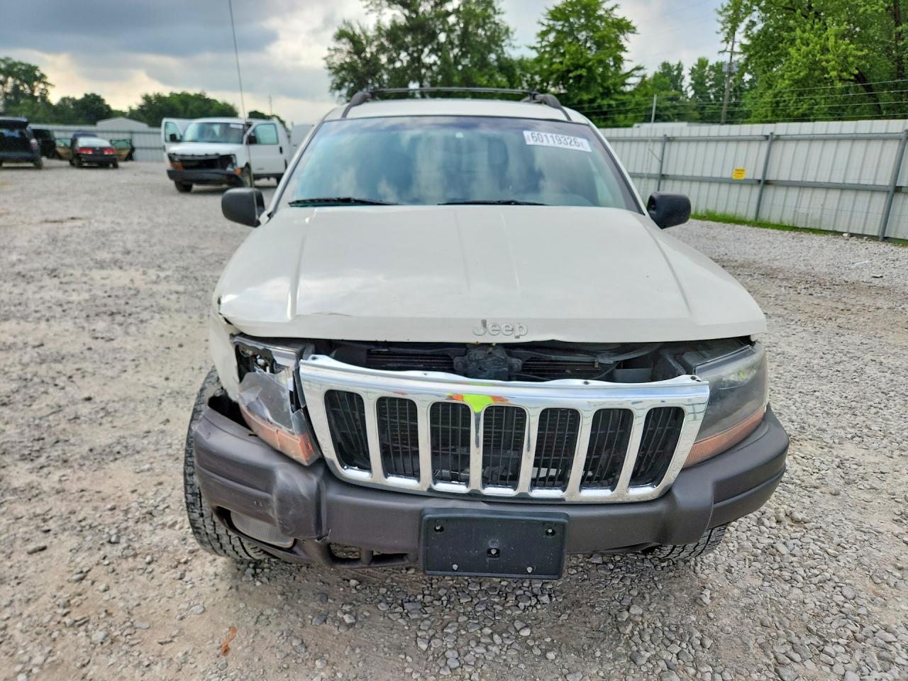 2001 Jeep Grnd Cheroke White vin: 1J4GW48S01C710908