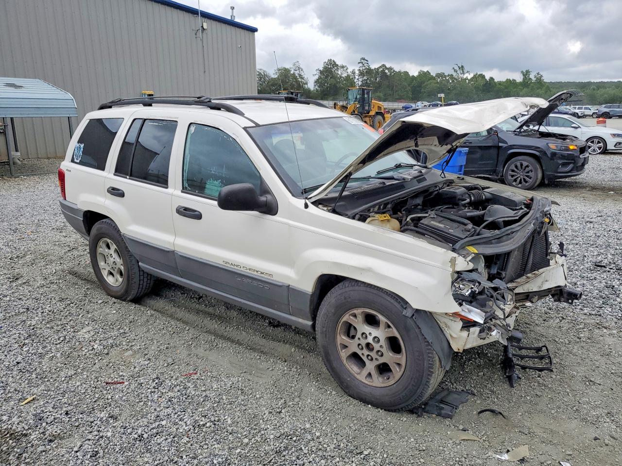 2001 Jeep Grand Cherokee Laredo White vin: 1J4GW48S01C718197