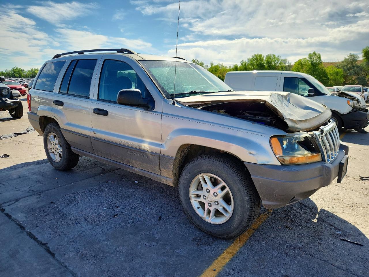 2003 Jeep Grand Cherokee Laredo Gray vin: 1J4GW48S03C536020