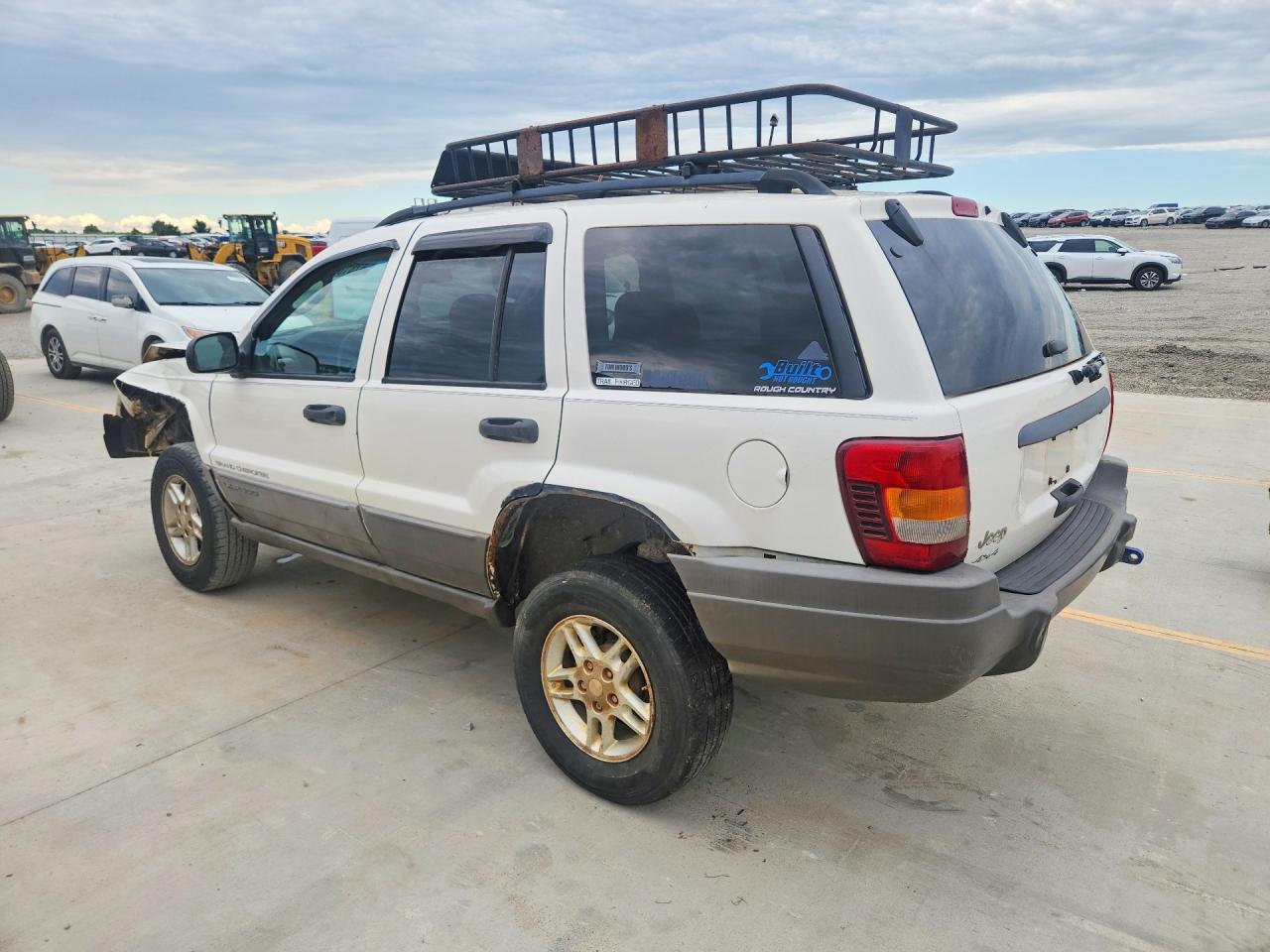 2003 Jeep Grand Cherokee Laredo White vin: 1J4GW48S03C559121