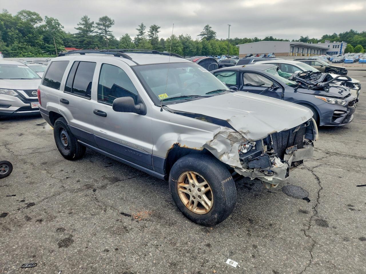 2003 Jeep Grand Cherokee Laredo Silver vin: 1J4GW48S03C599828