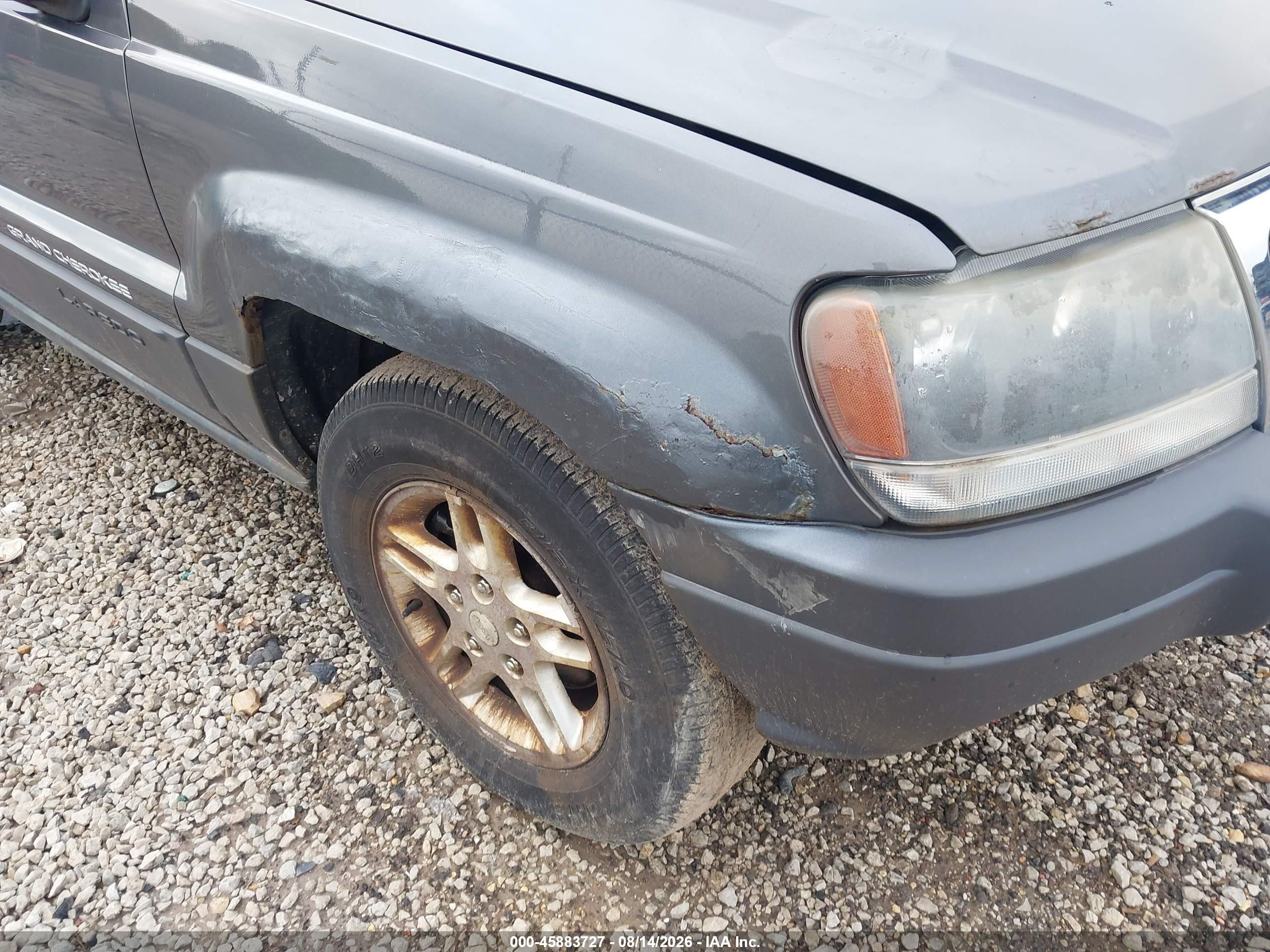 2003 Jeep Grand Cherokee Laredo Gray vin: 1J4GW48S03C604266