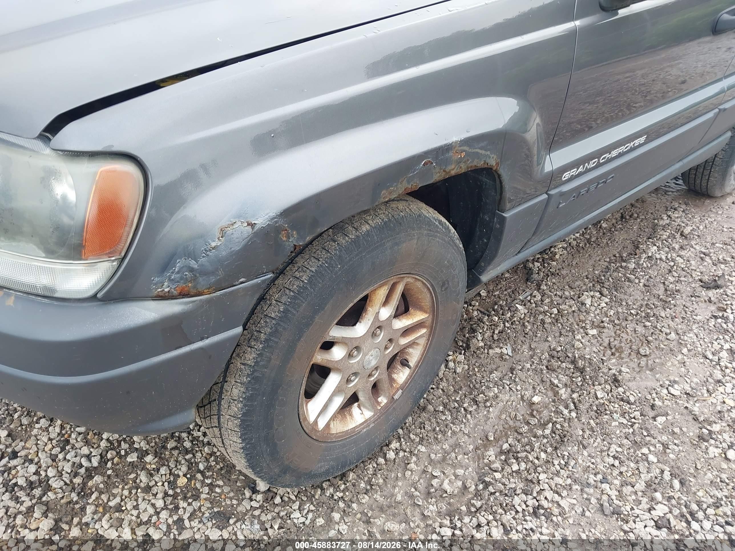 2003 Jeep Grand Cherokee Laredo Gray vin: 1J4GW48S03C604266