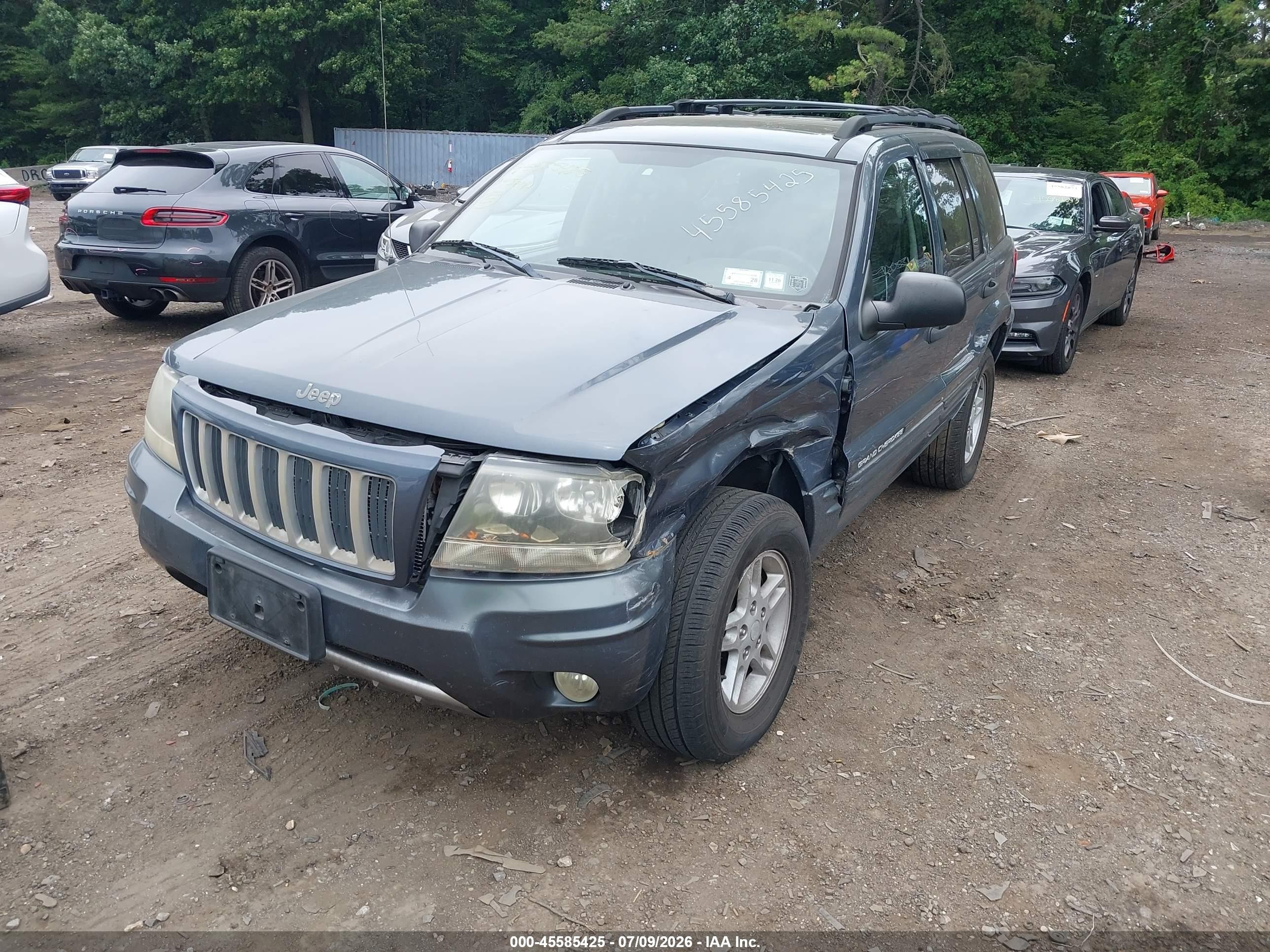 2004 Jeep Grand Cherokee Laredo Серый vin: 1J4GW48S04C218271