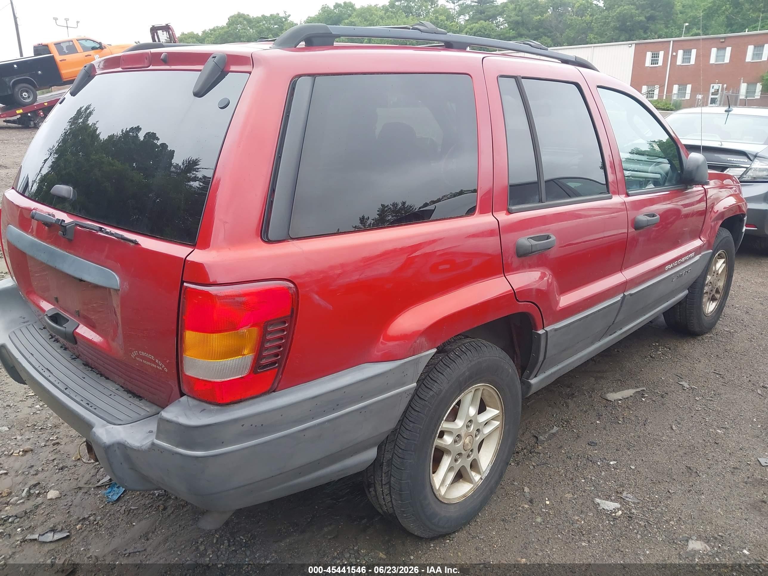 2004 Jeep Grand Cherokee Laredo Red vin: 1J4GW48S04C239055