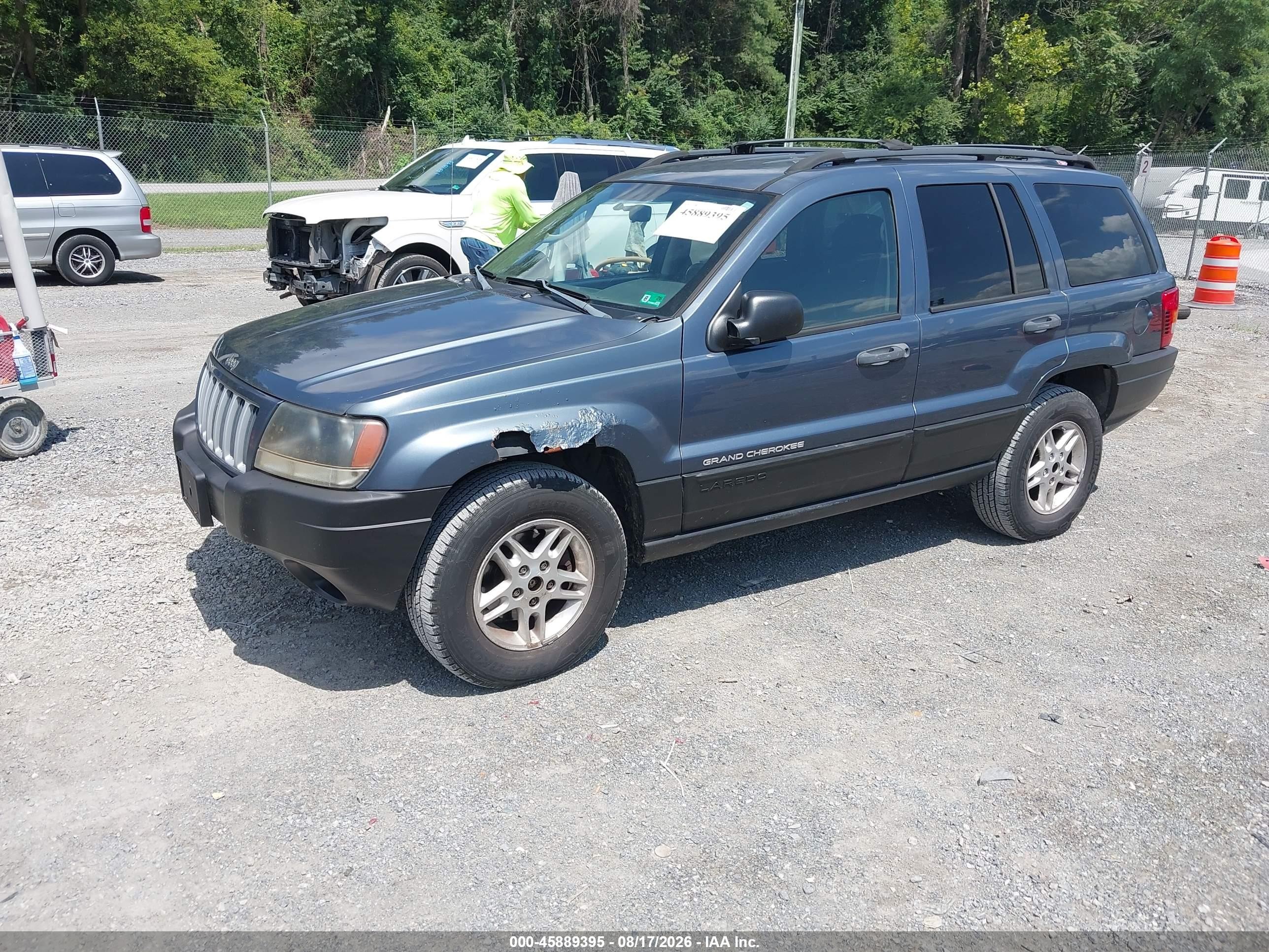 2004 Jeep Grand Cherokee Laredo Blue vin: 1J4GW48S04C325935