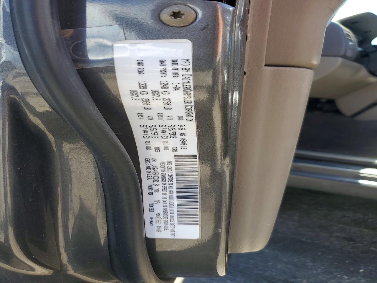 2004 Jeep Grand Cherokee Laredo Gray vin: 1J4GW48S04C331184