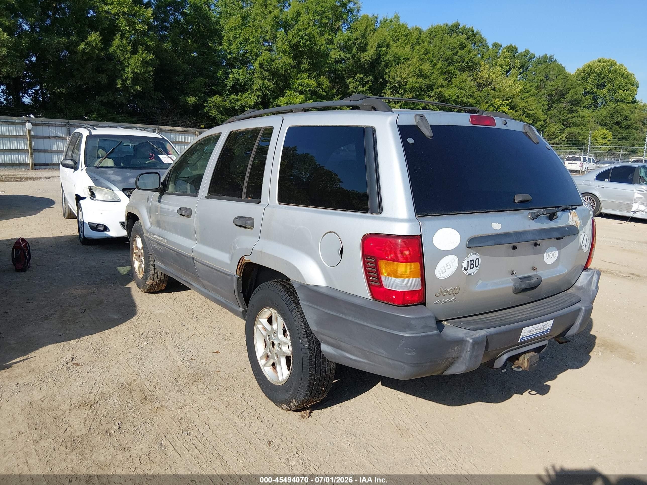 2004 Jeep Grand Cherokee Laredo Silver vin: 1J4GW48S04C414369