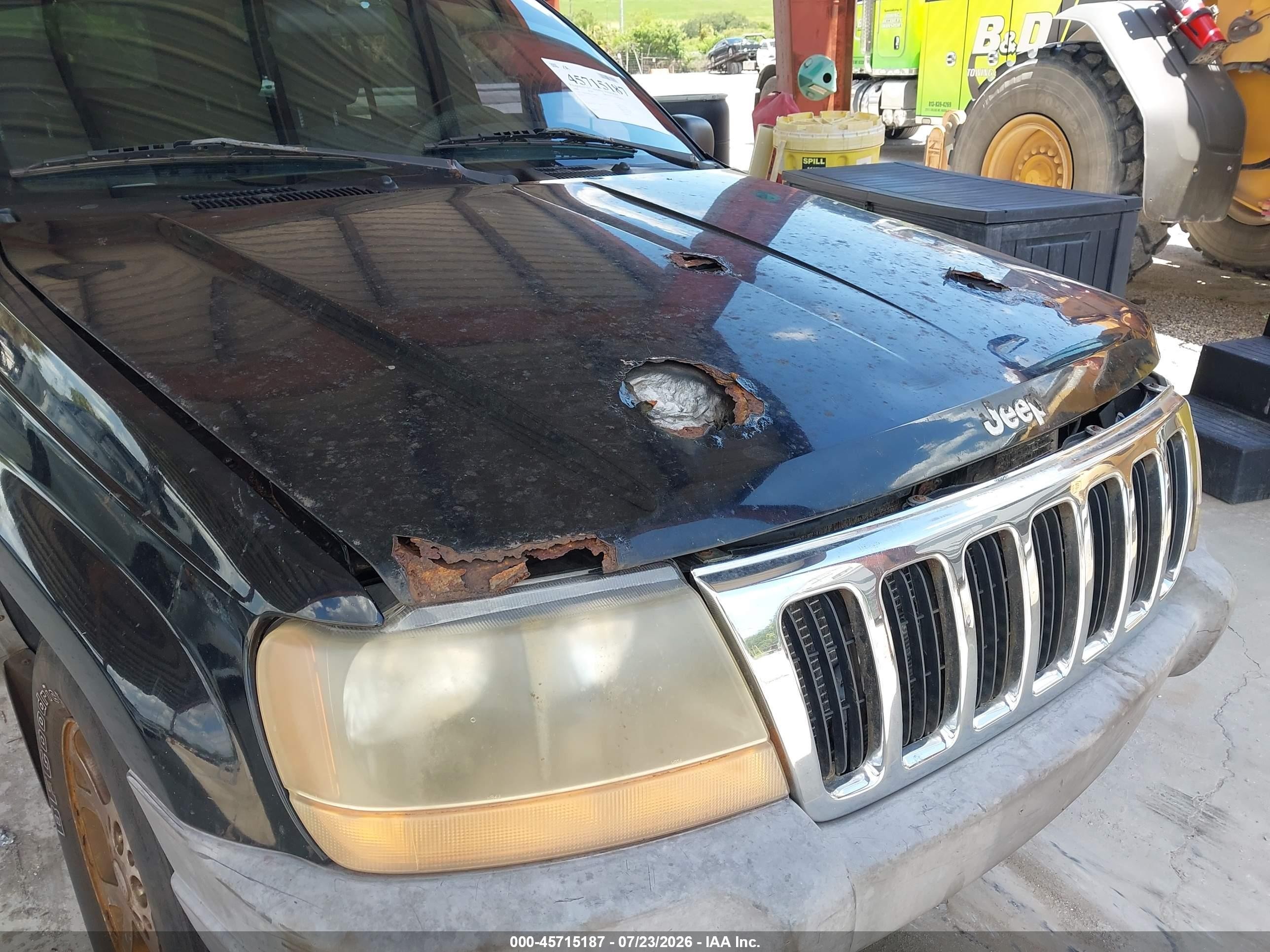 2000 Jeep Grand Cherokee Laredo Black vin: 1J4GW48S0YC406813