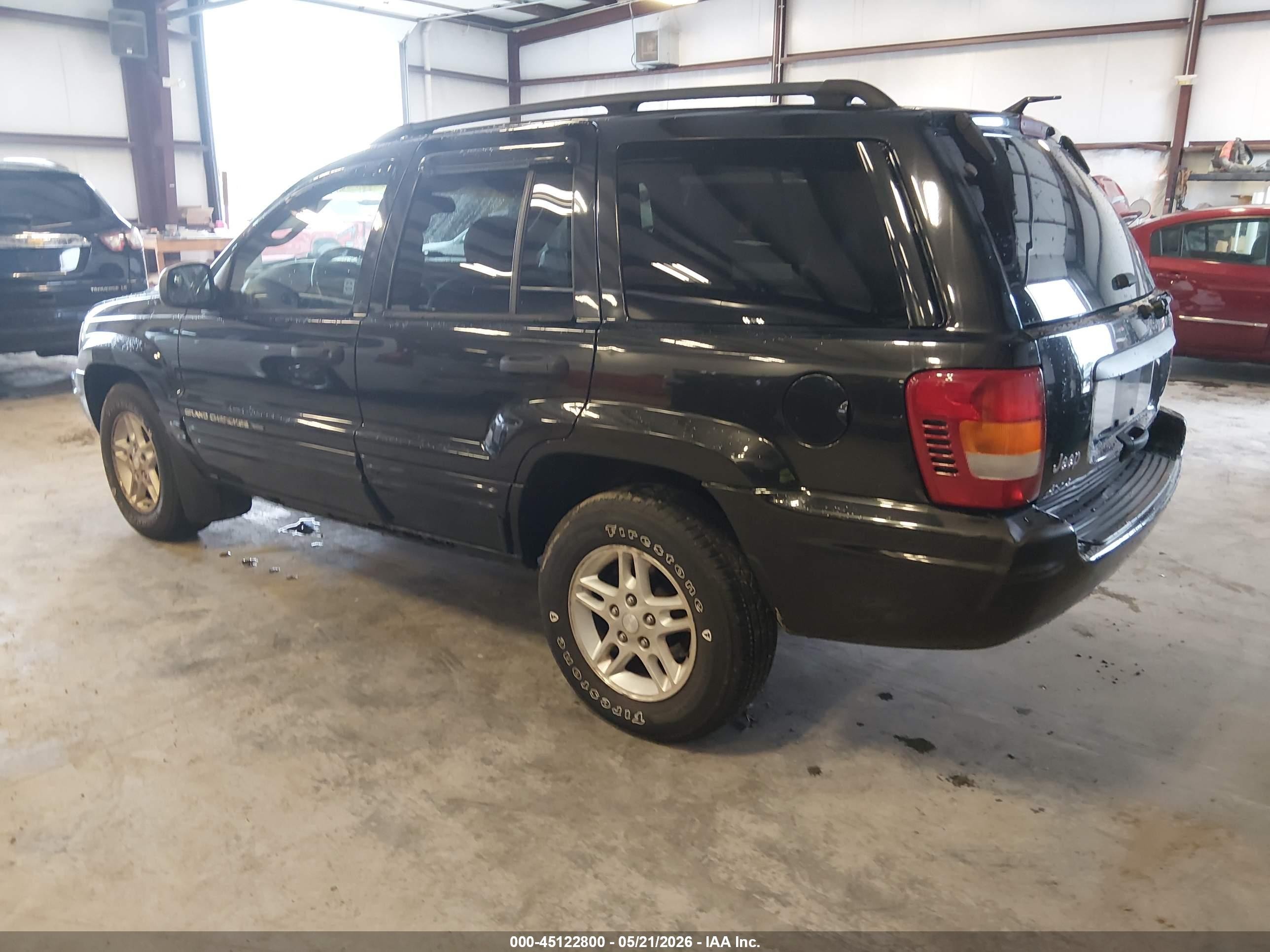 2002 Jeep Grand Cherokee Laredo Black vin: 1J4GW48S12C319901