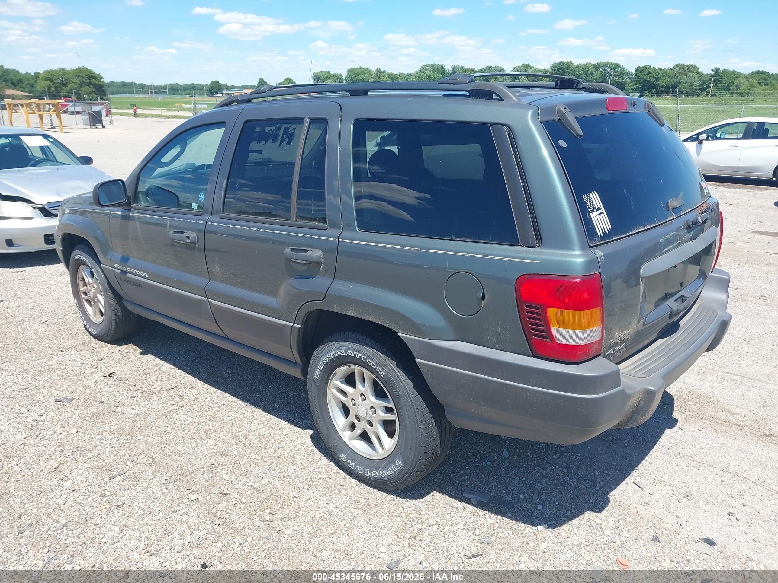 2004 Jeep Grand Cherokee Laredo Зеленый vin: 1J4GW48S14C131561