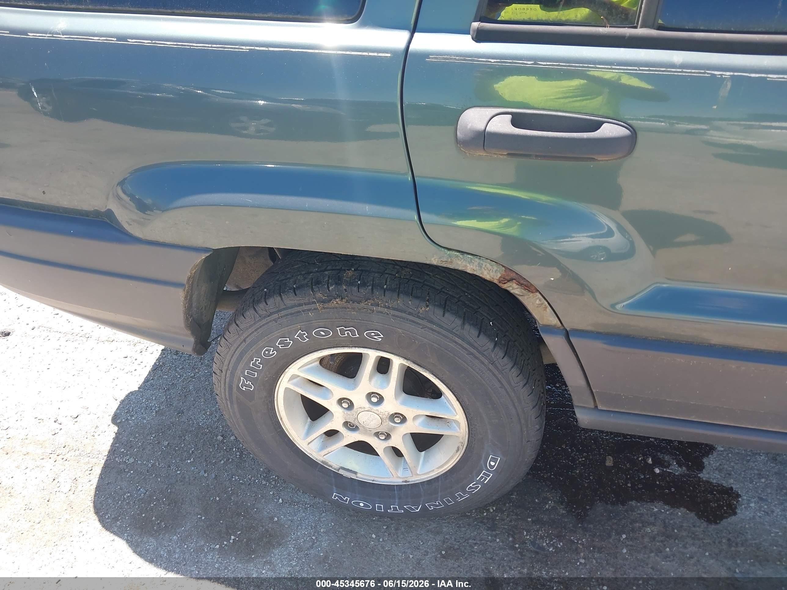 2004 Jeep Grand Cherokee Laredo Зеленый vin: 1J4GW48S14C131561