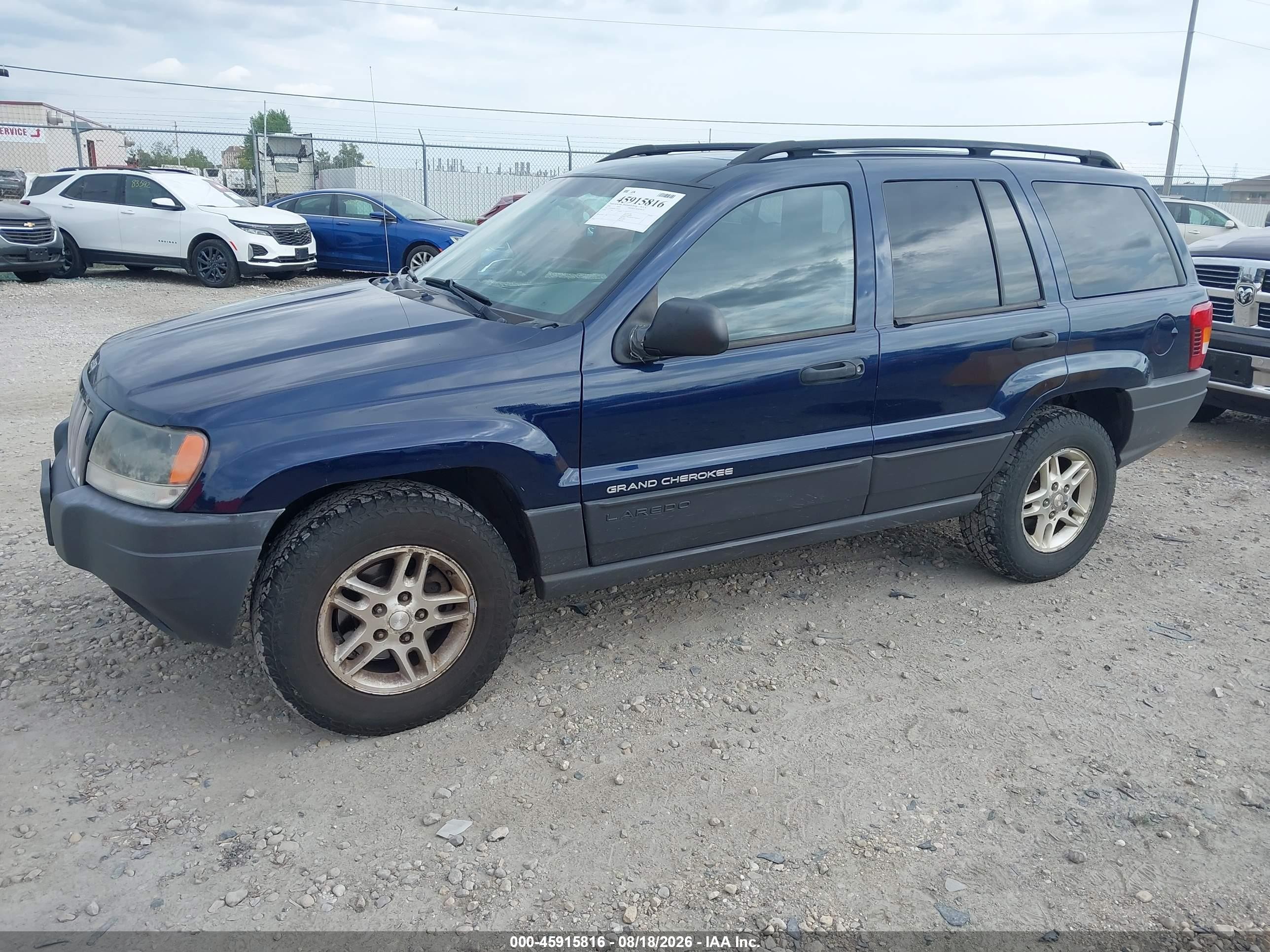 2004 Jeep Grand Cherokee Laredo Blue vin: 1J4GW48S14C236276