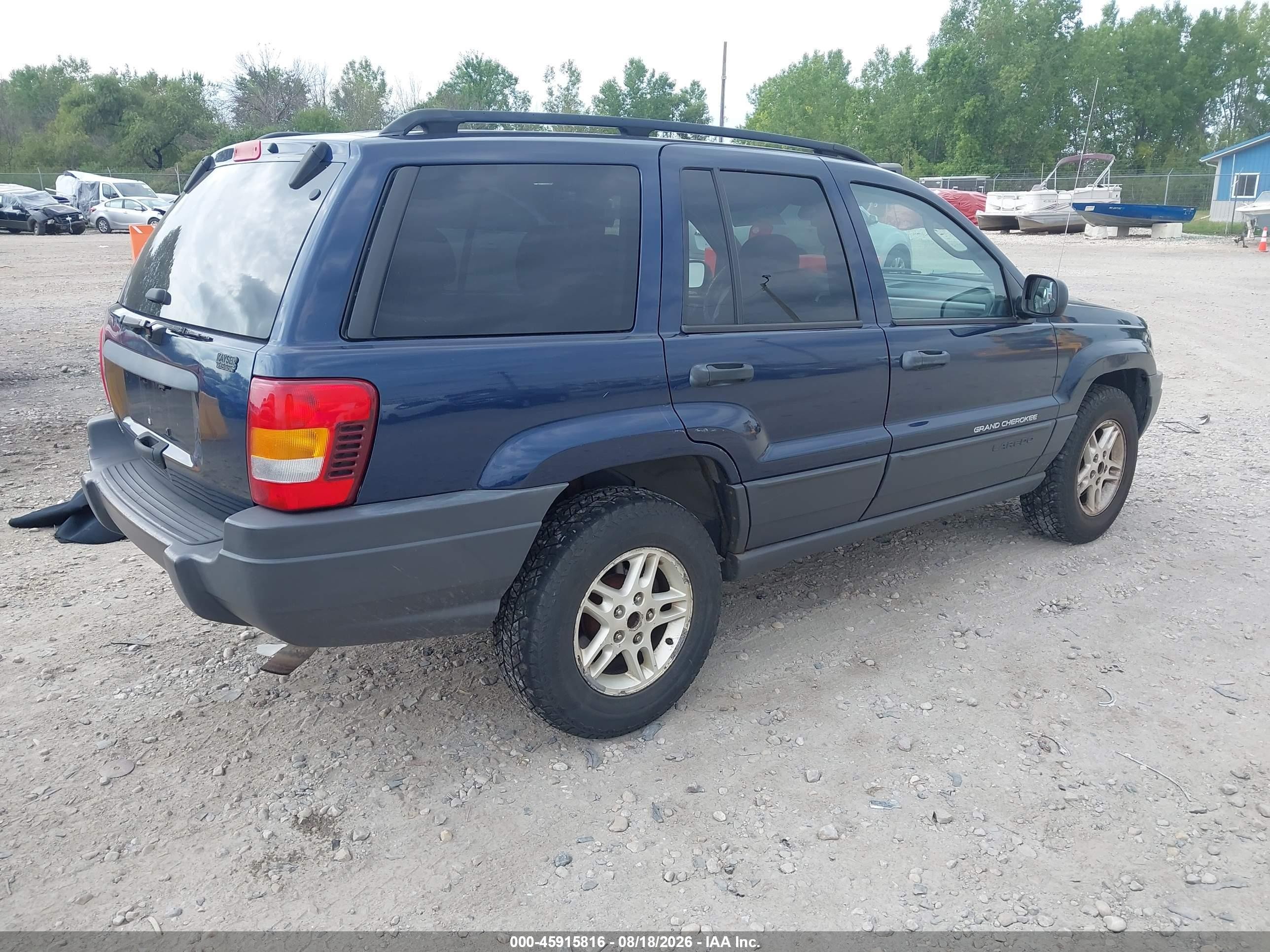 2004 Jeep Grand Cherokee Laredo Blue vin: 1J4GW48S14C236276