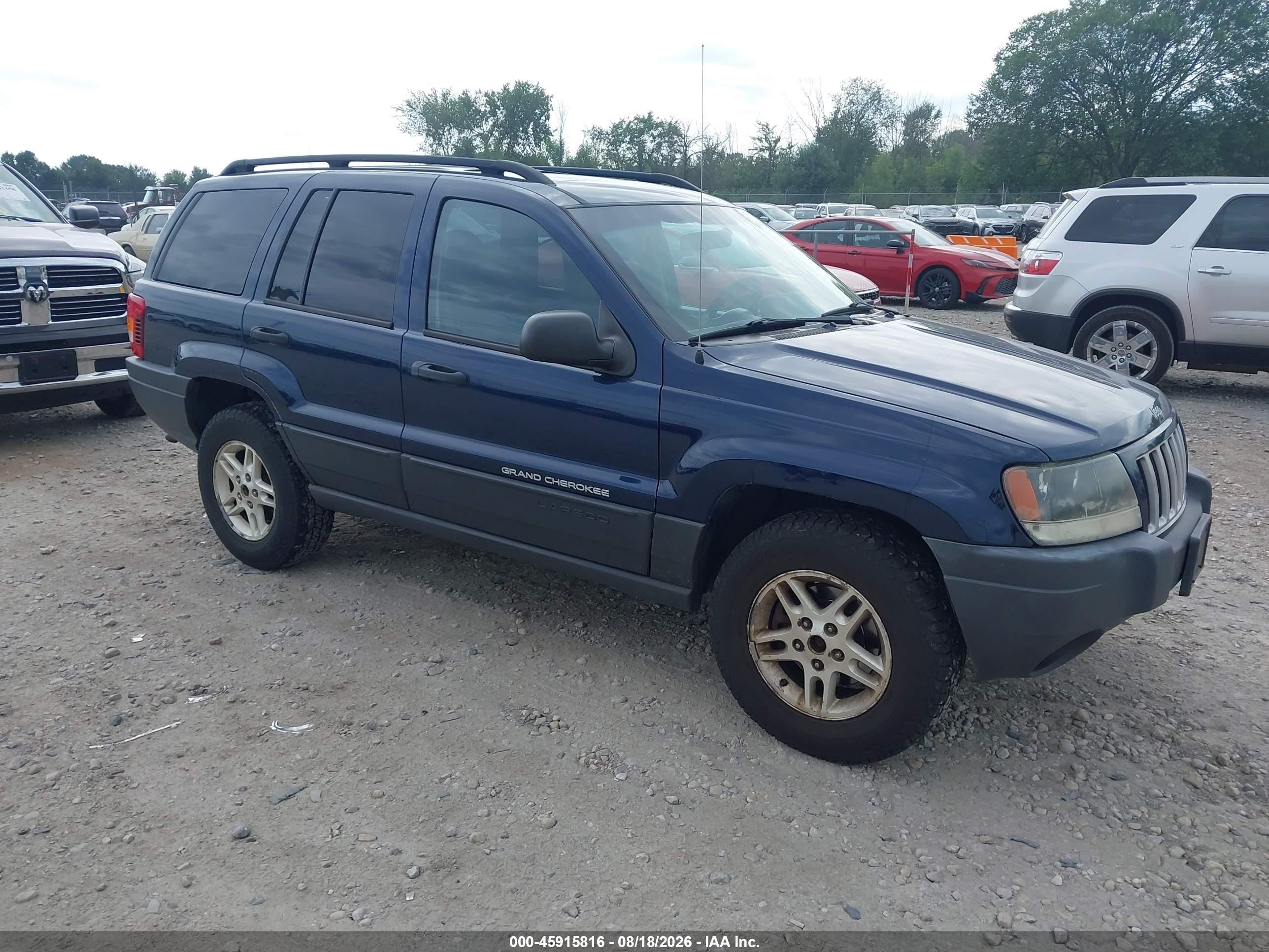 2004 Jeep Grand Cherokee Laredo Blue vin: 1J4GW48S14C236276