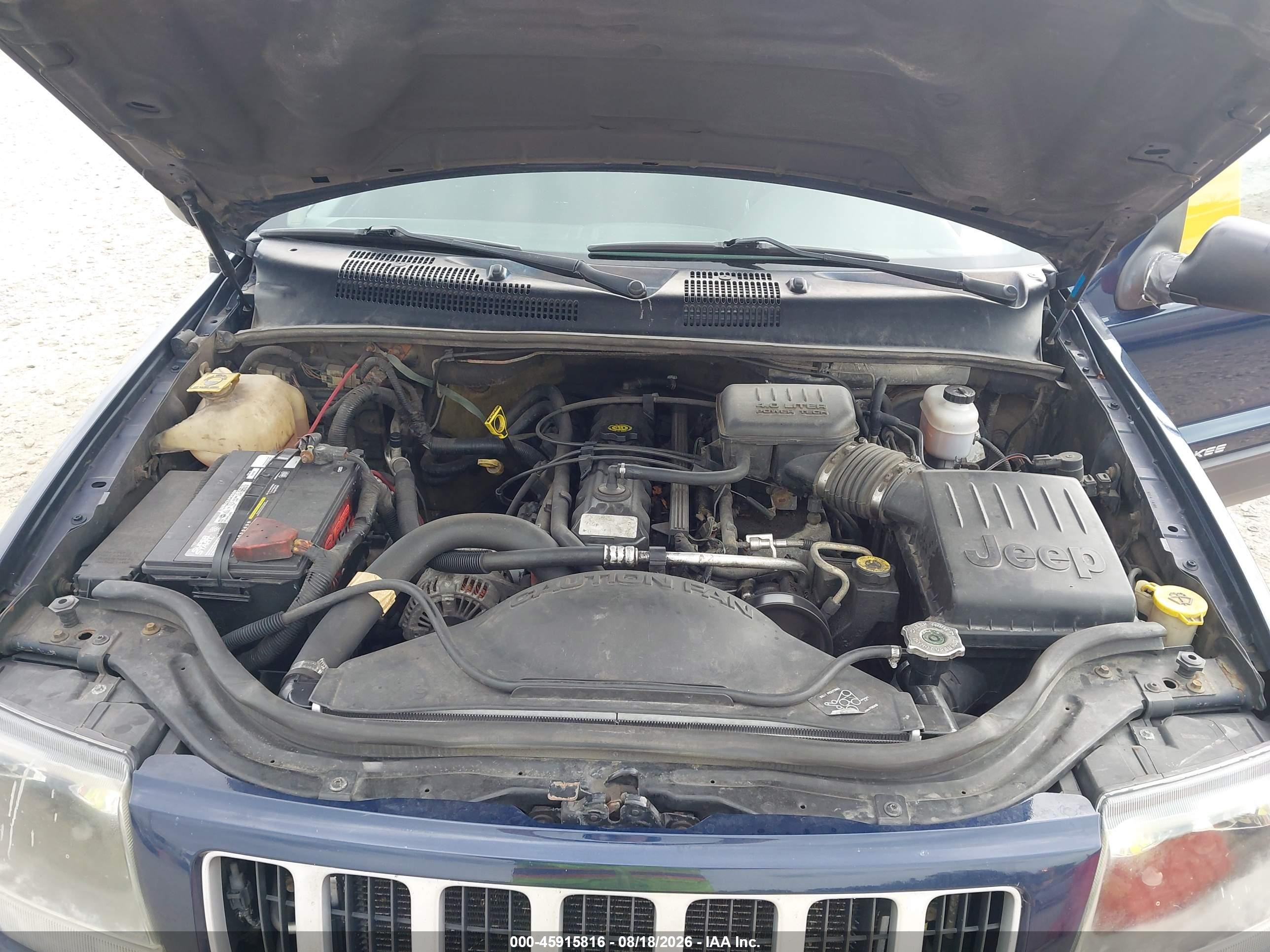 2004 Jeep Grand Cherokee Laredo Blue vin: 1J4GW48S14C236276