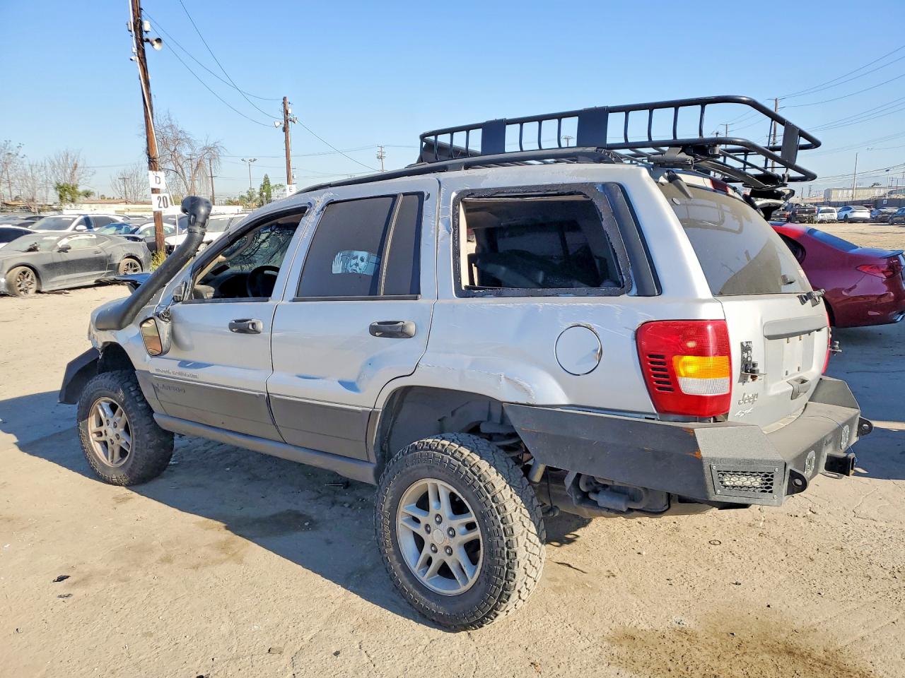 2004 Jeep Grand Cherokee Laredo Silver vin: 1J4GW48S14C363741