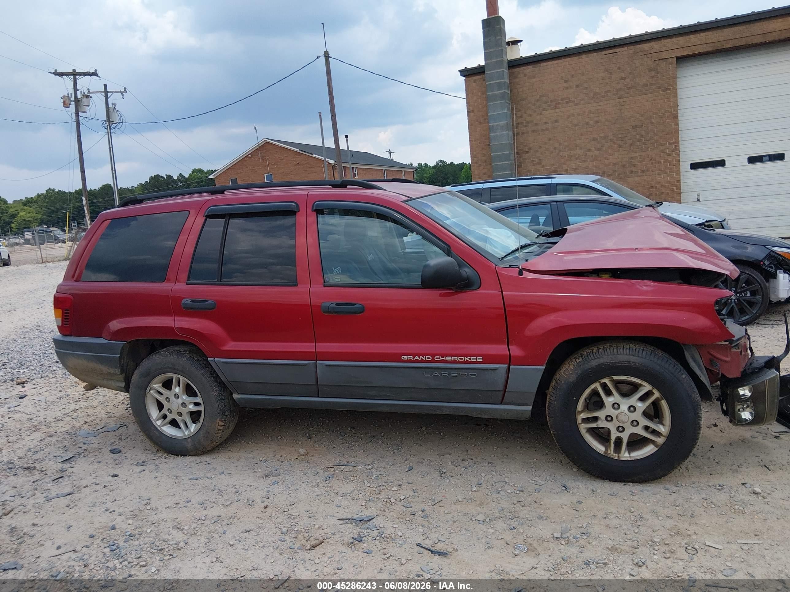 2002 Jeep Grand Cherokee Laredo Red vin: 1J4GW48S22C117388