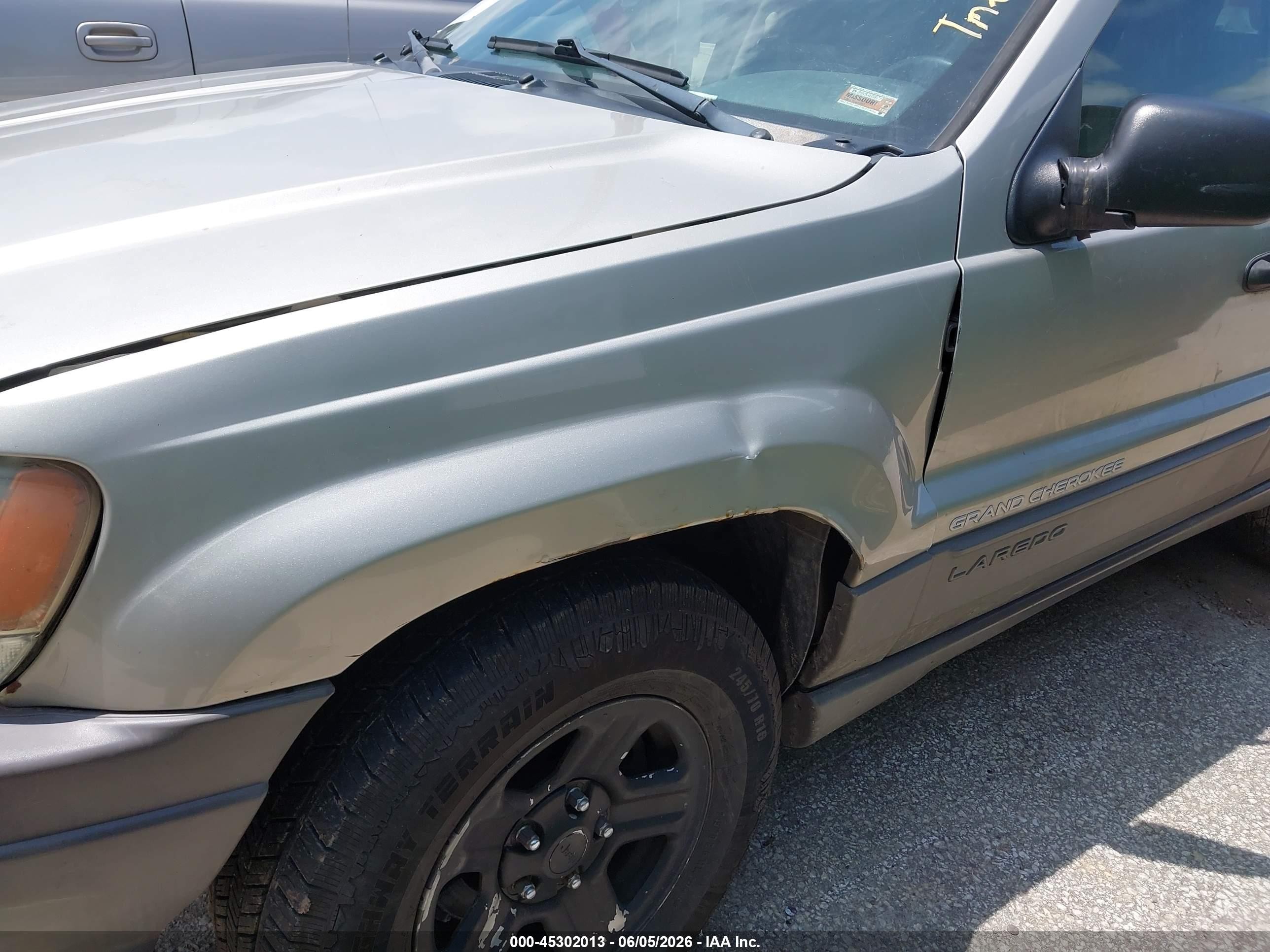 2003 Jeep Grand Cherokee Laredo Бежевый vin: 1J4GW48S23C539582