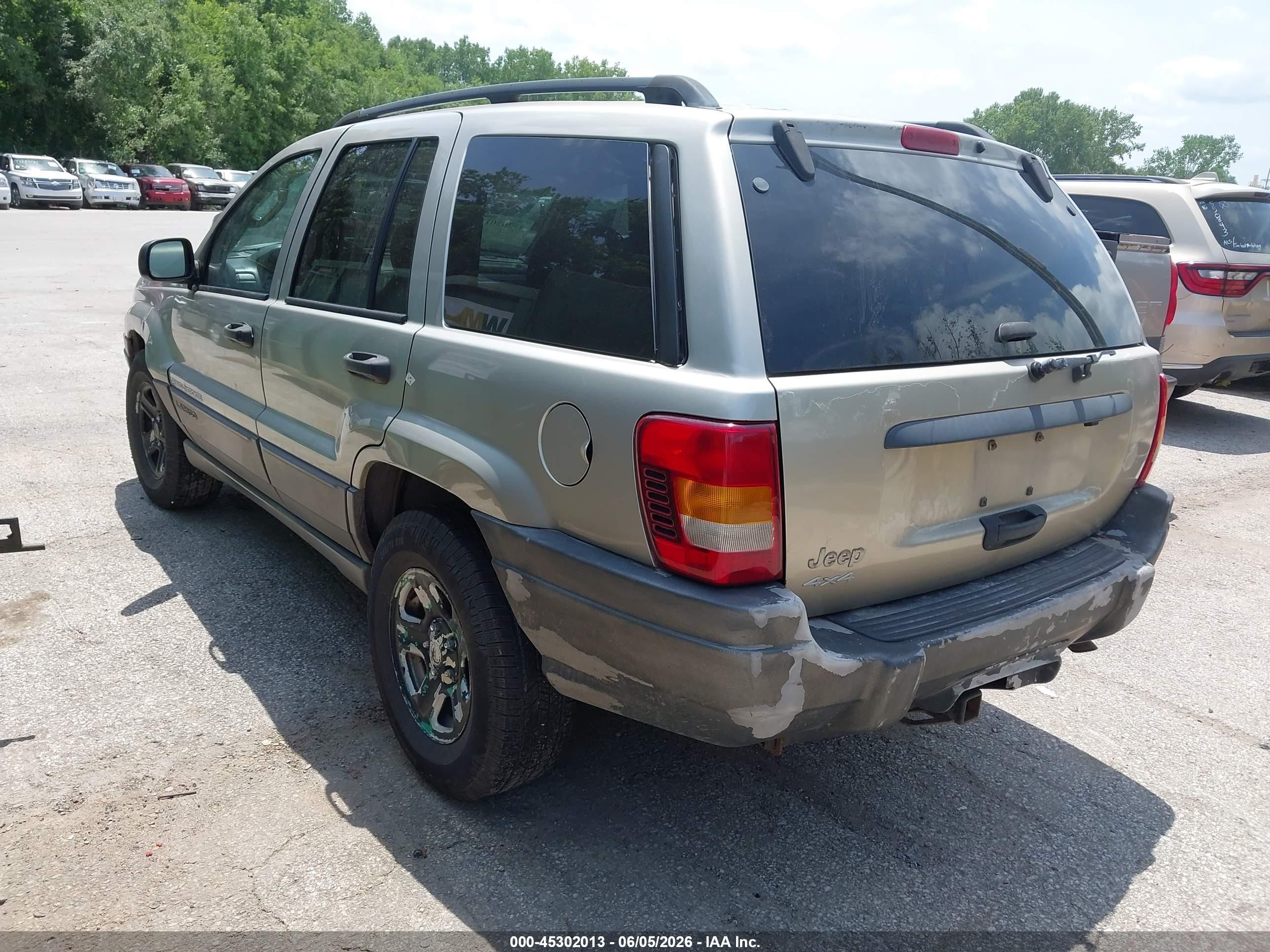2003 Jeep Grand Cherokee Laredo Бежевый vin: 1J4GW48S23C539582