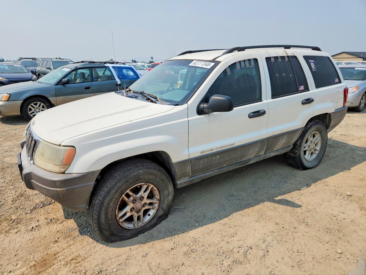 2003 Jeep Grand Cherokee Laredo White vin: 1J4GW48S23C617407